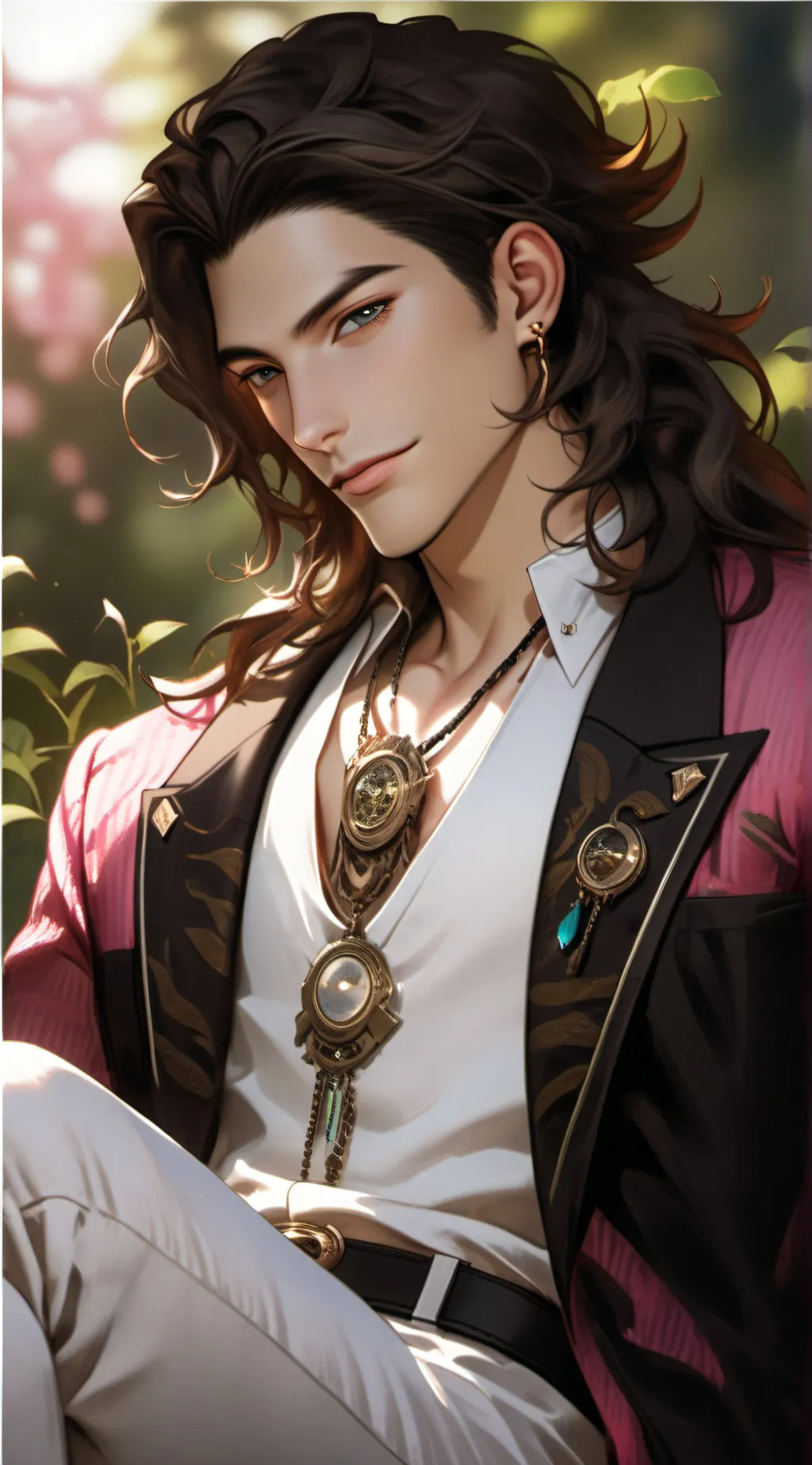 ai character: Evan Merrill  background