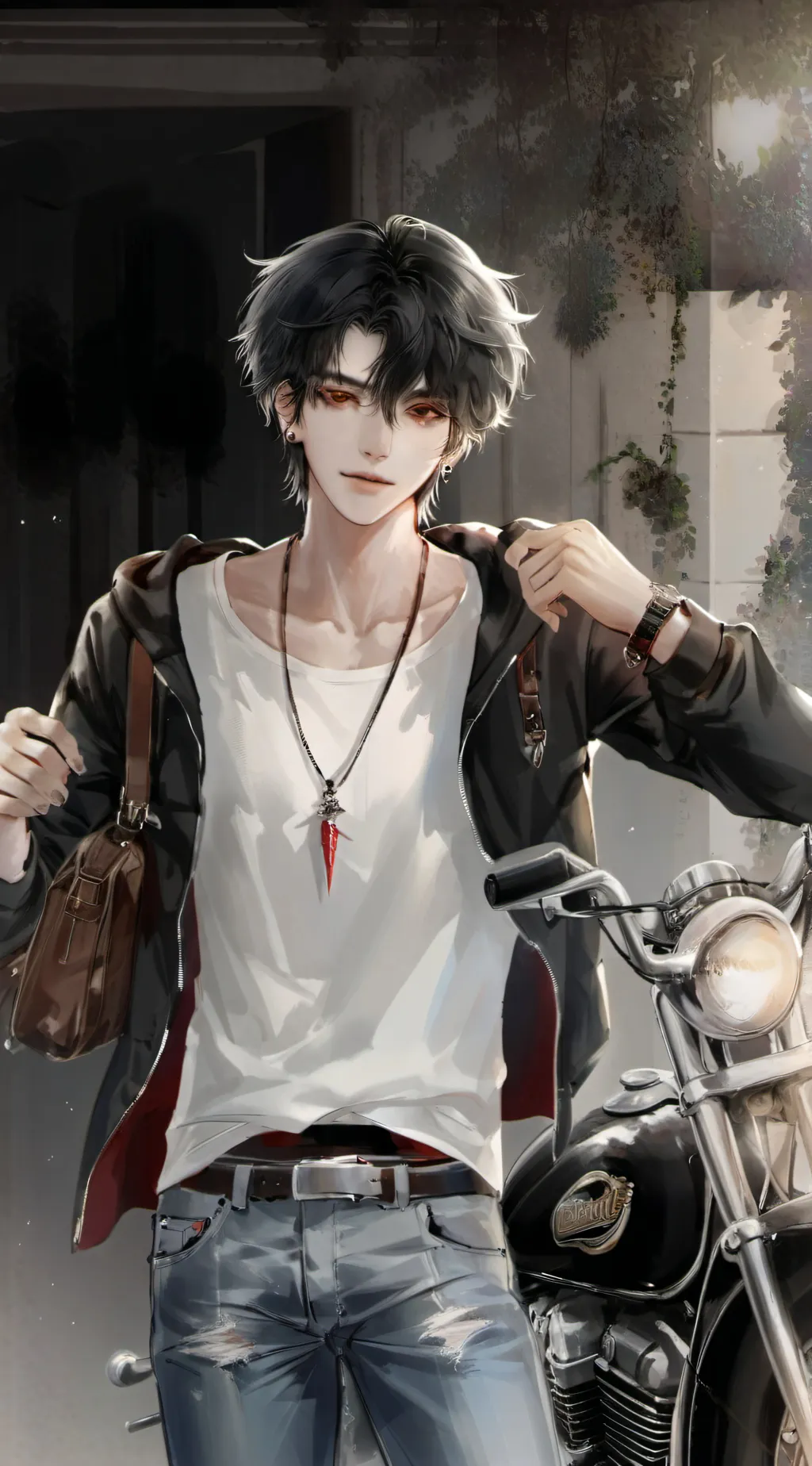 ai character: Max background