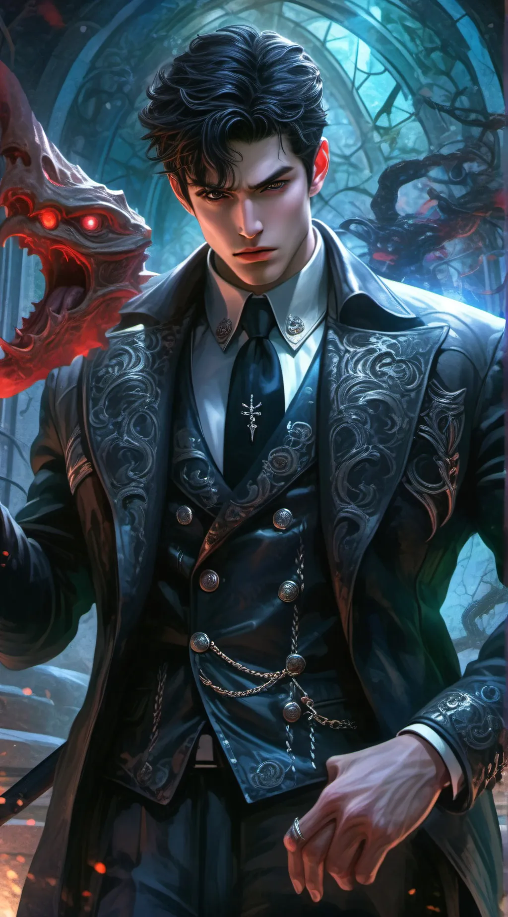 ai character: Vincent background