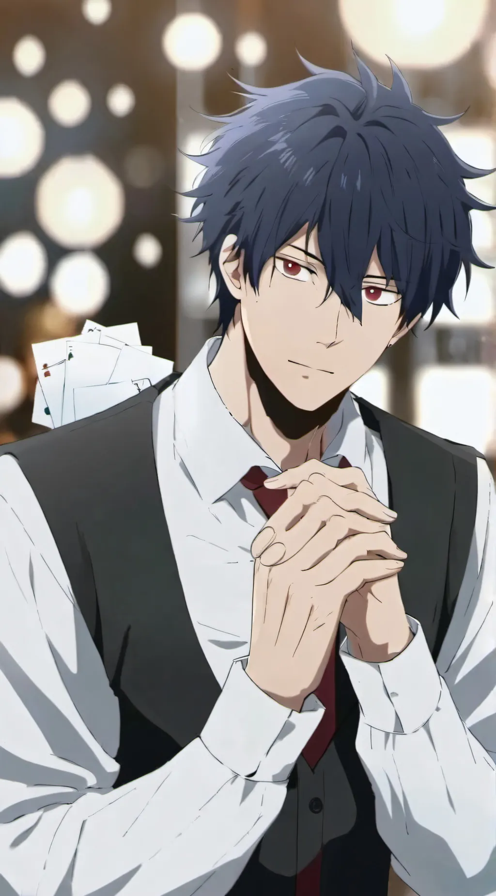 ai character: megumi background