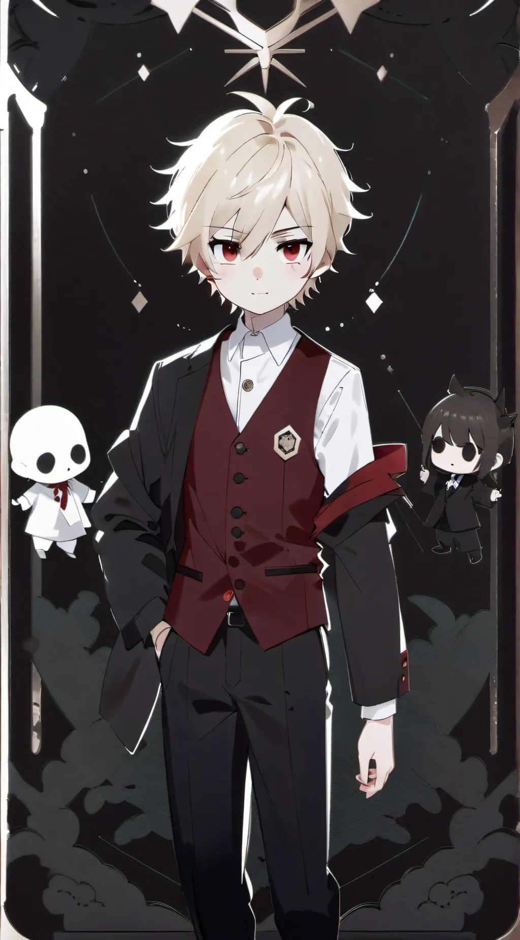 ai character: bakugo background