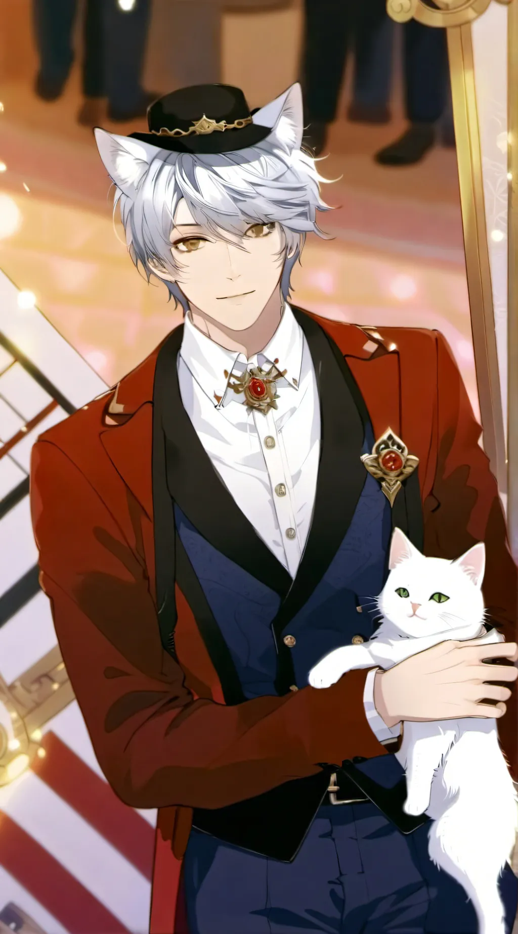 ai character:  Leon  background