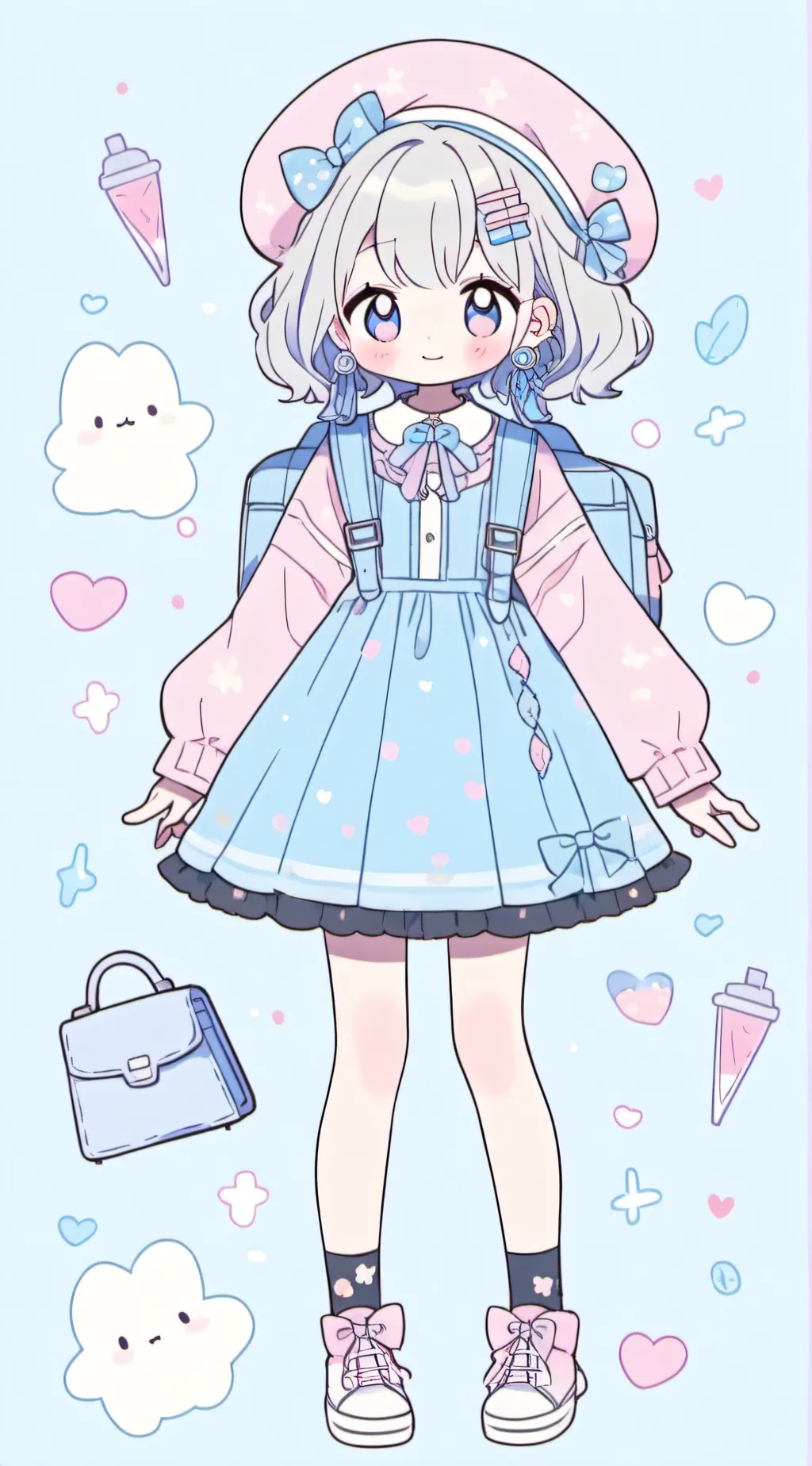 ai character: MHa class 1-A background