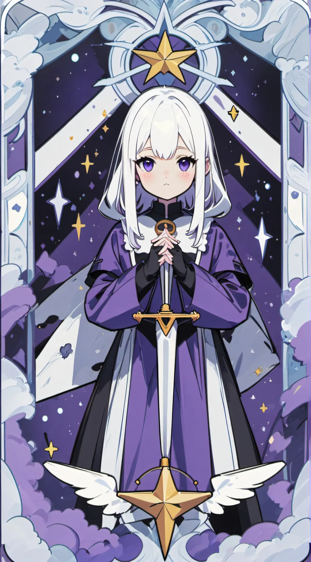 ai character: Circle x Bloomie background