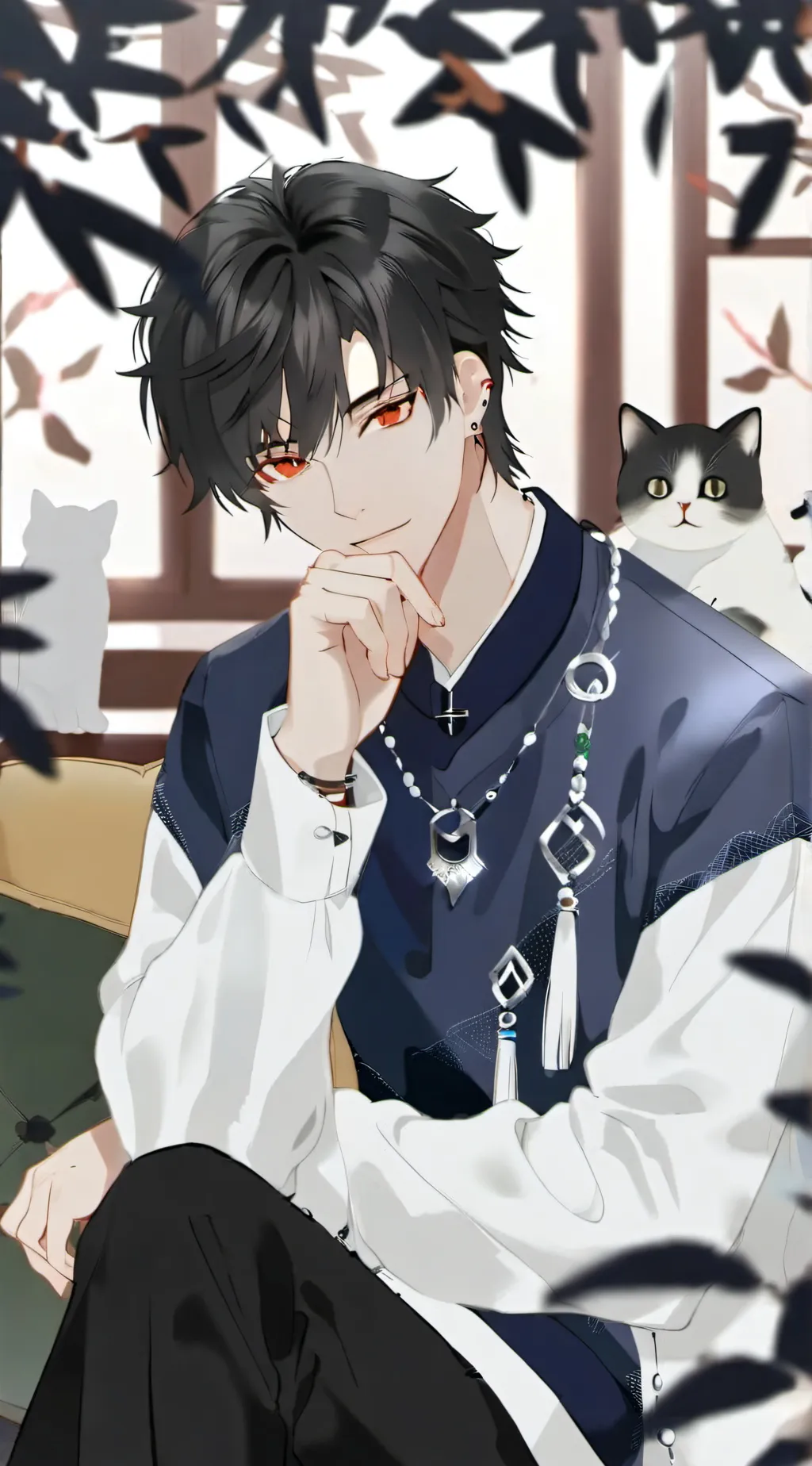 ai character: Justen  background