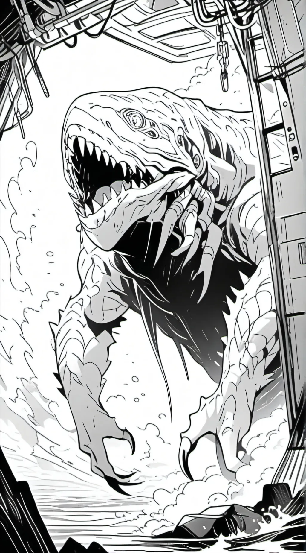 ai character: anguish background