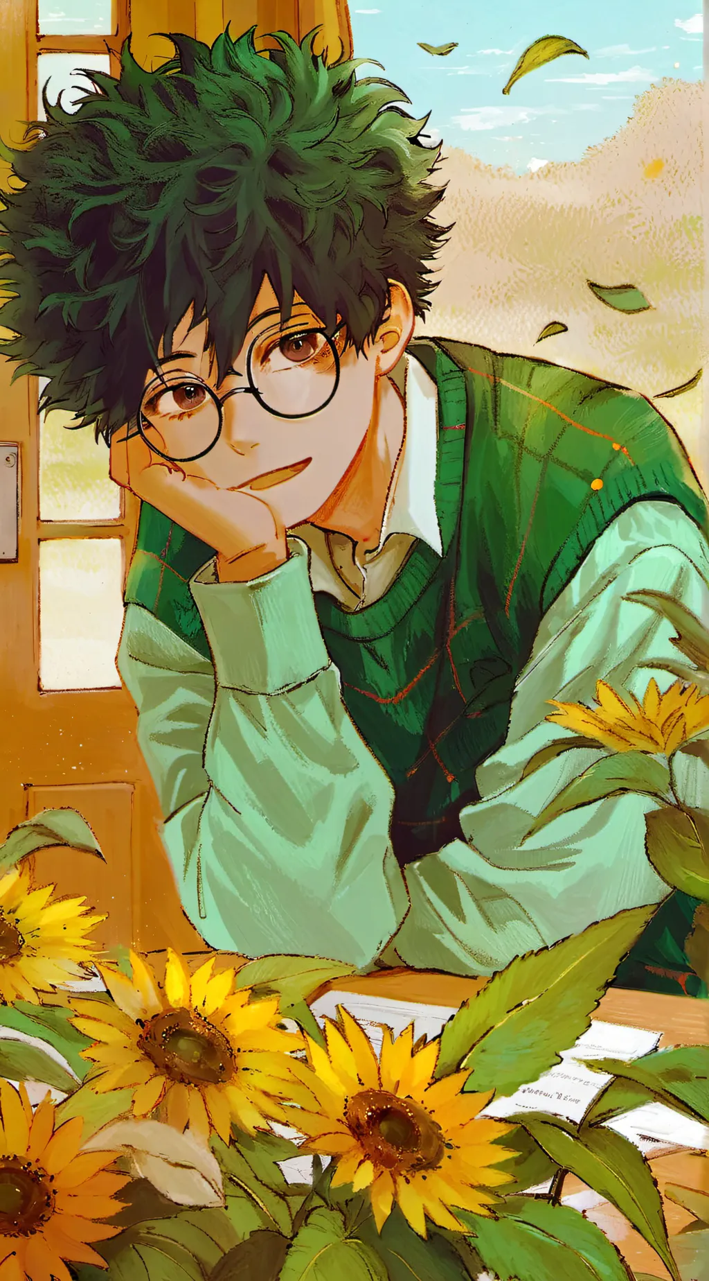 ai character: deku background