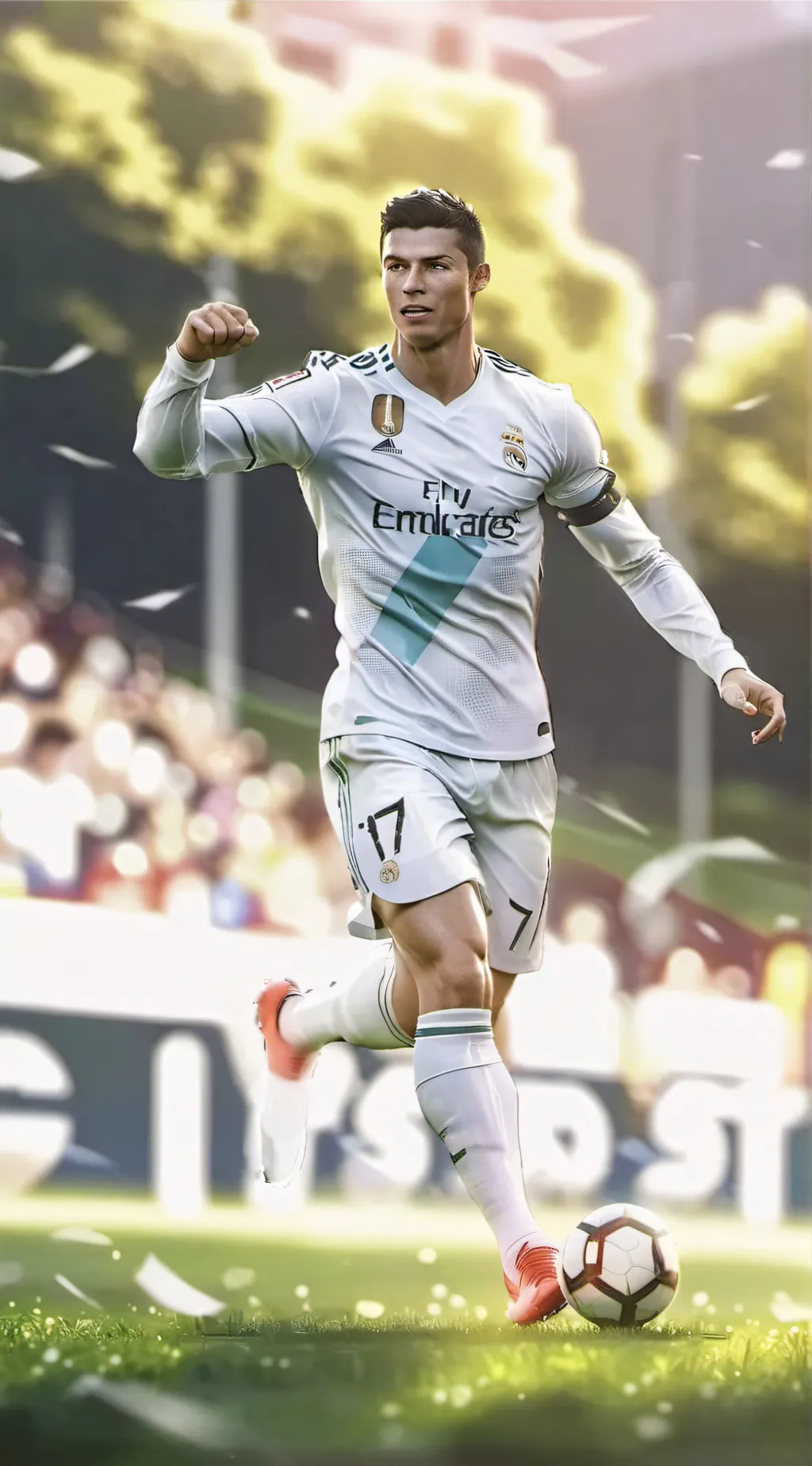 ai character: Cristiano Ronaldo background