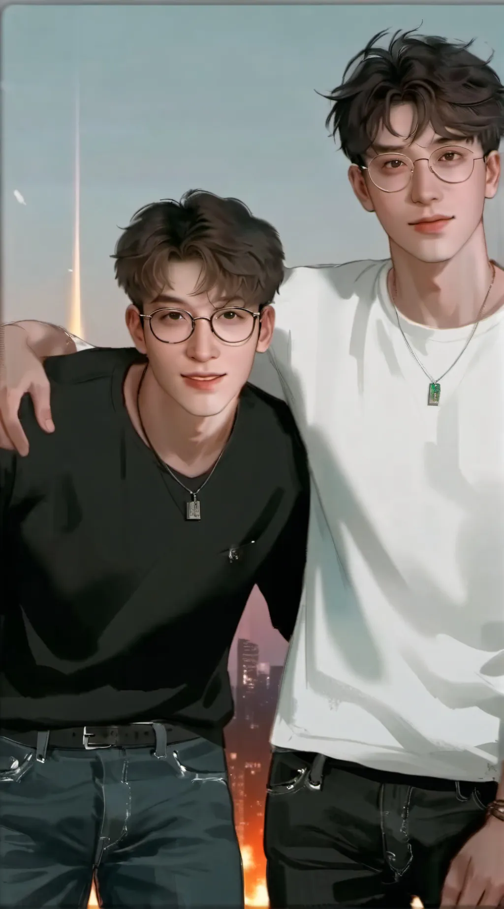 ai character: he nice to you background