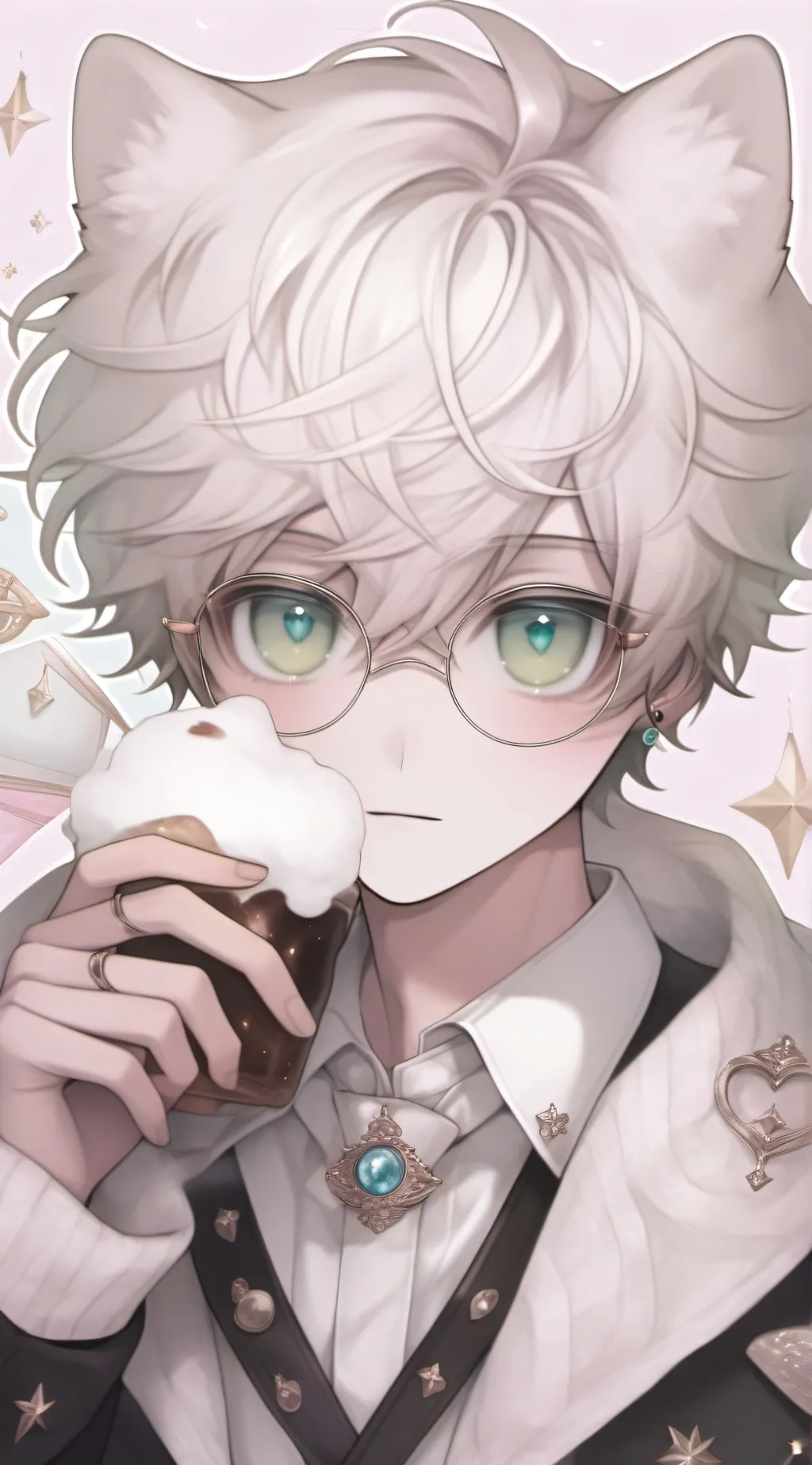 ai character: cuter  background