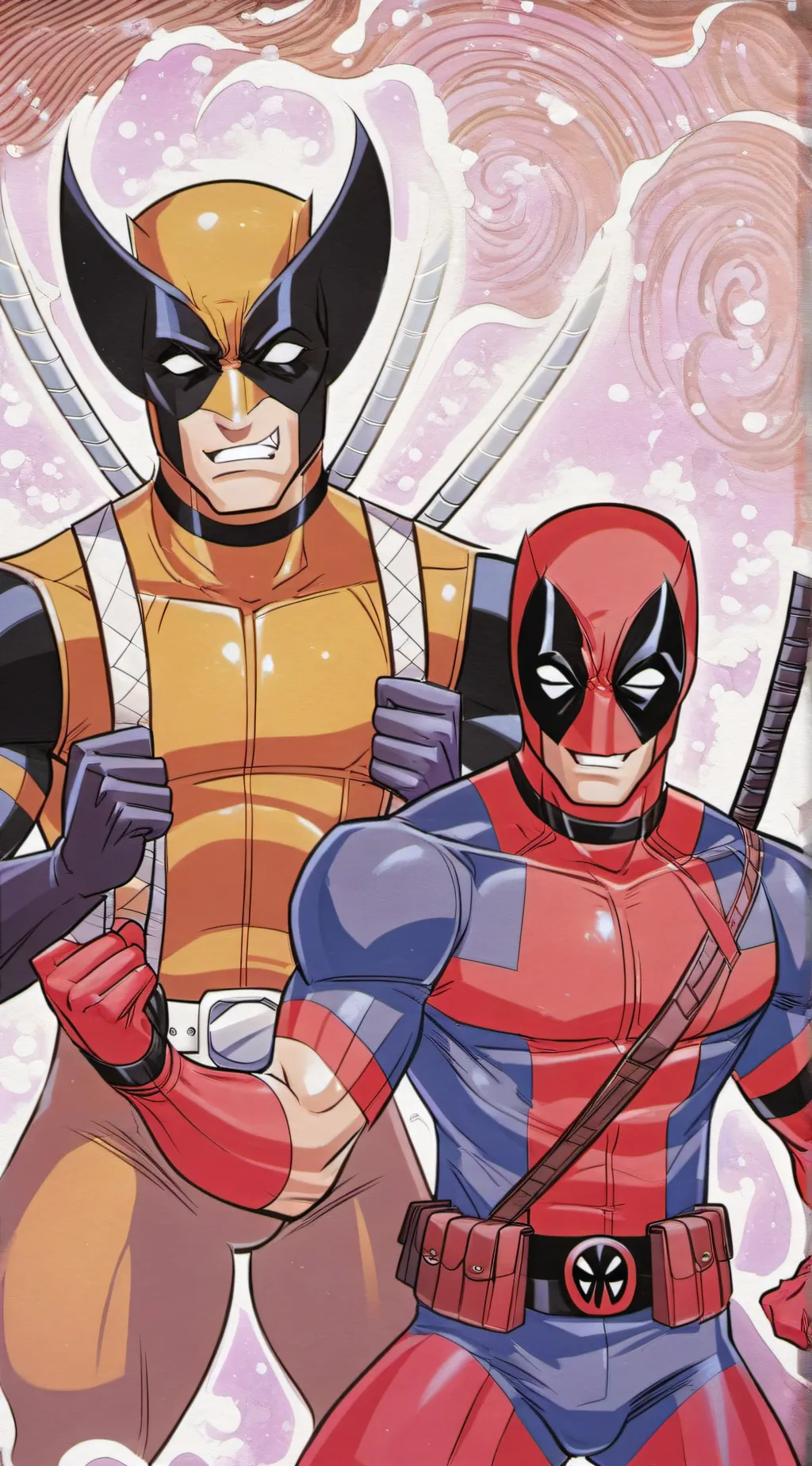 ai character: don't mind pic background