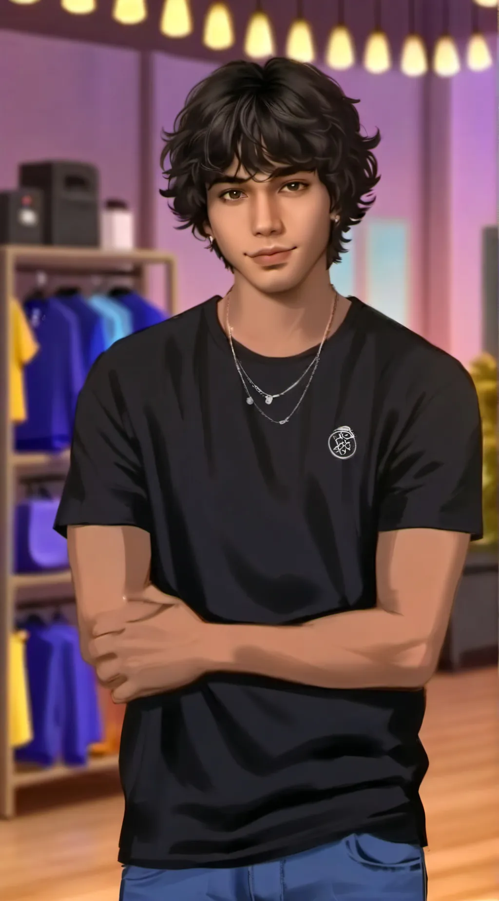 ai character: cash and nico background