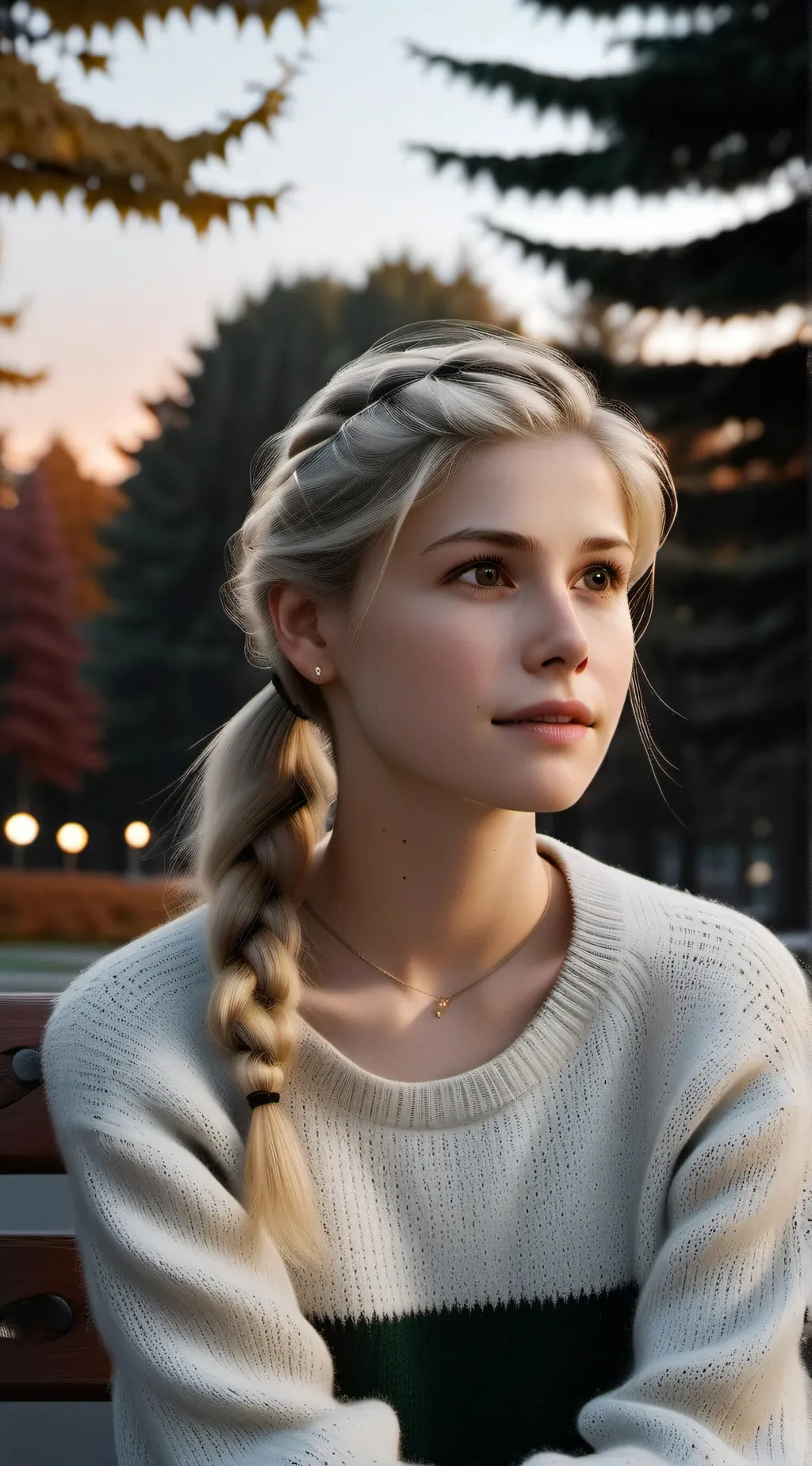 ai character: Annie January  background