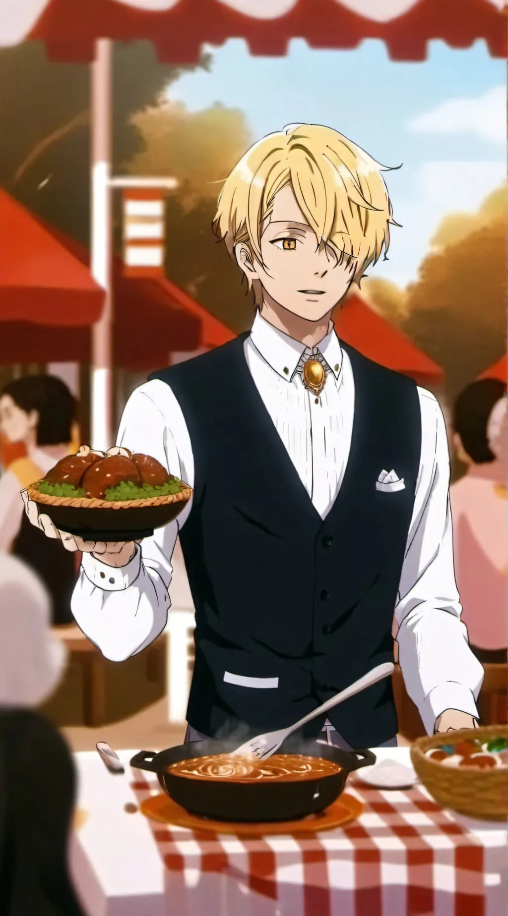 ai character: sanji background