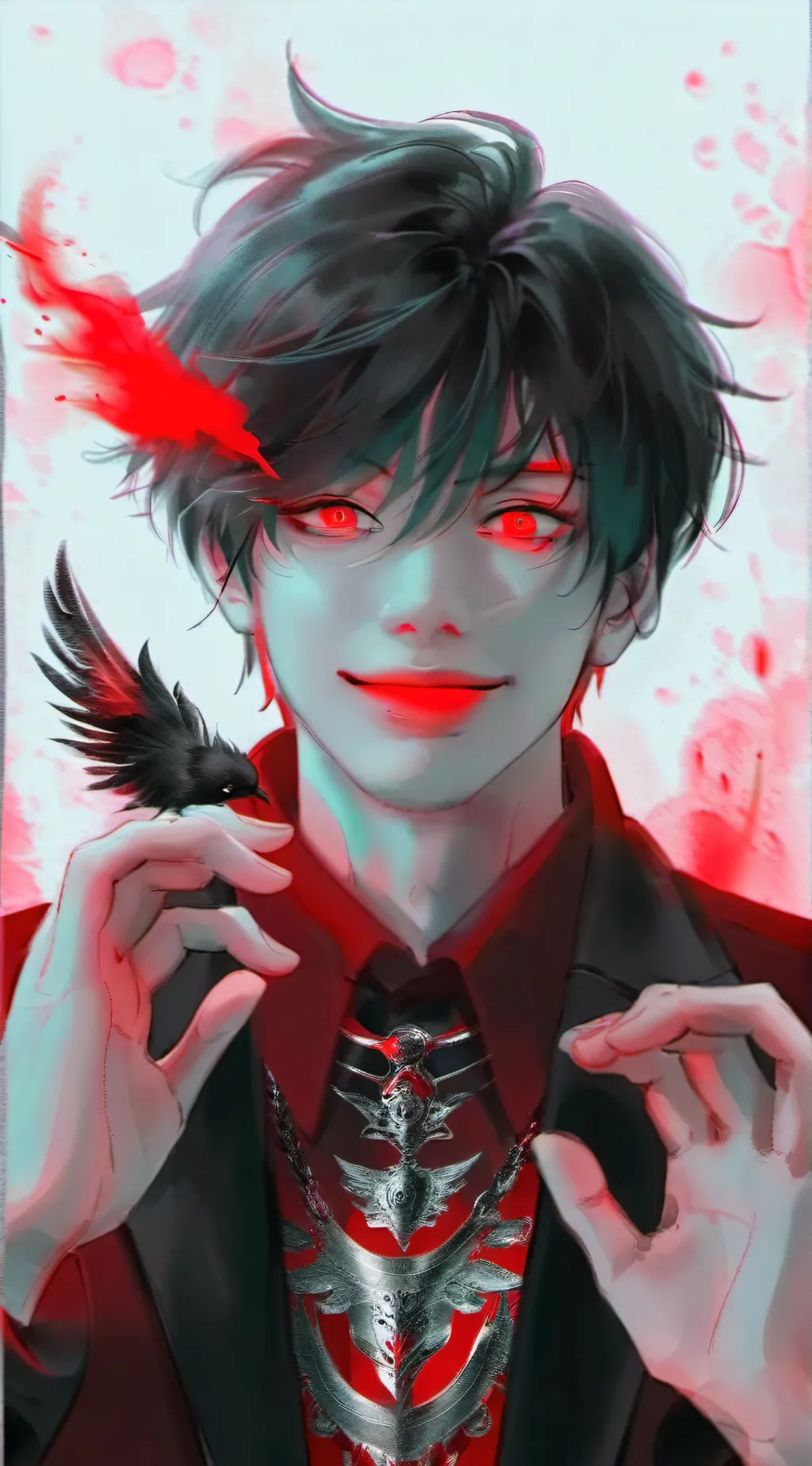 ai character: dark David background