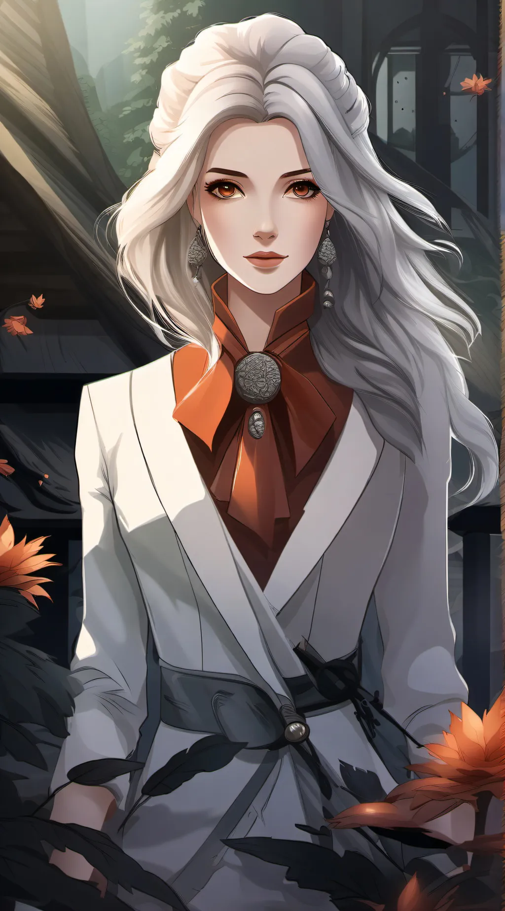 ai character: Mha new girl background