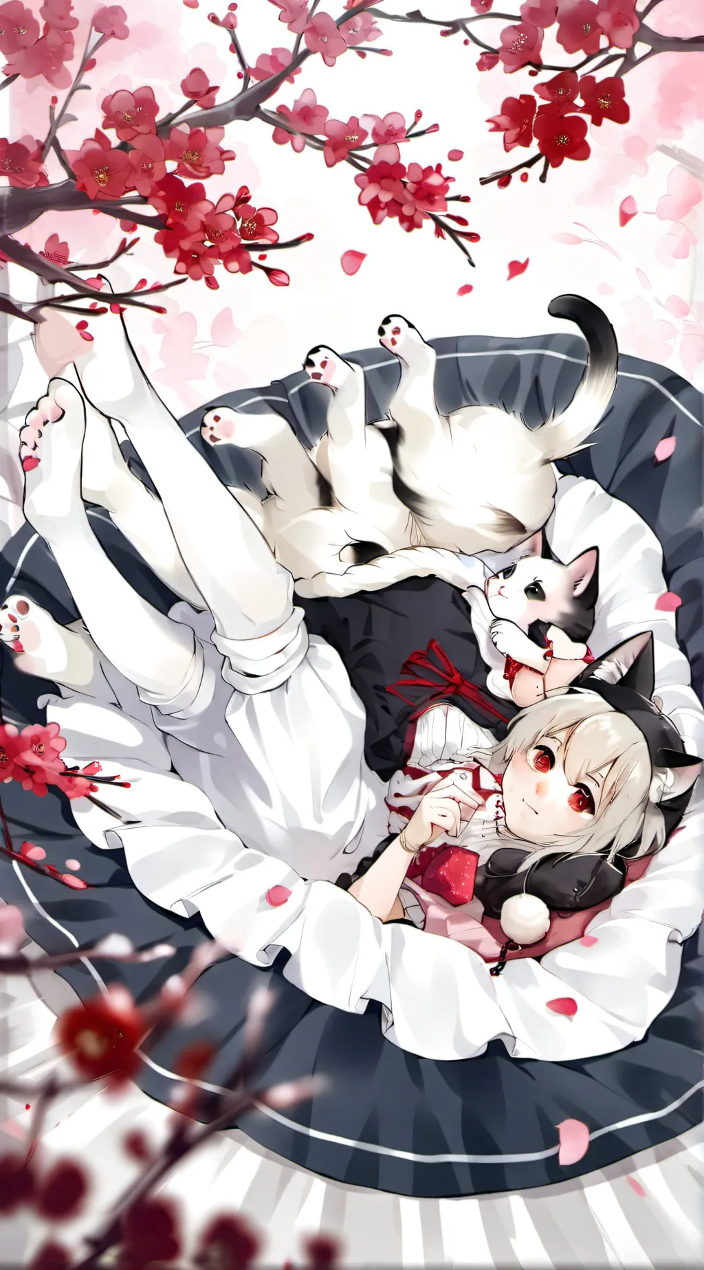 ai character: 🌸CAT🌸 background