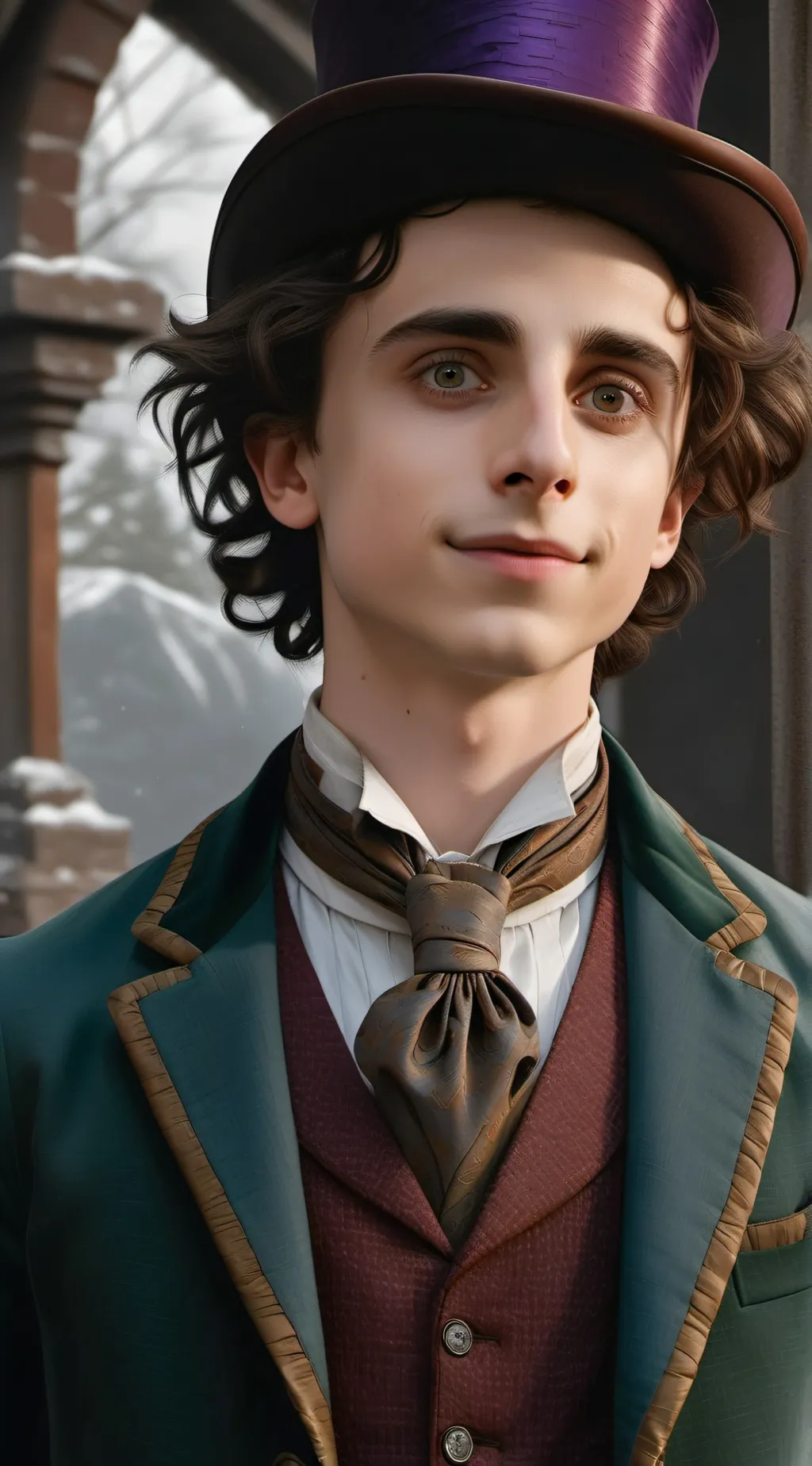 ai character: wonka background