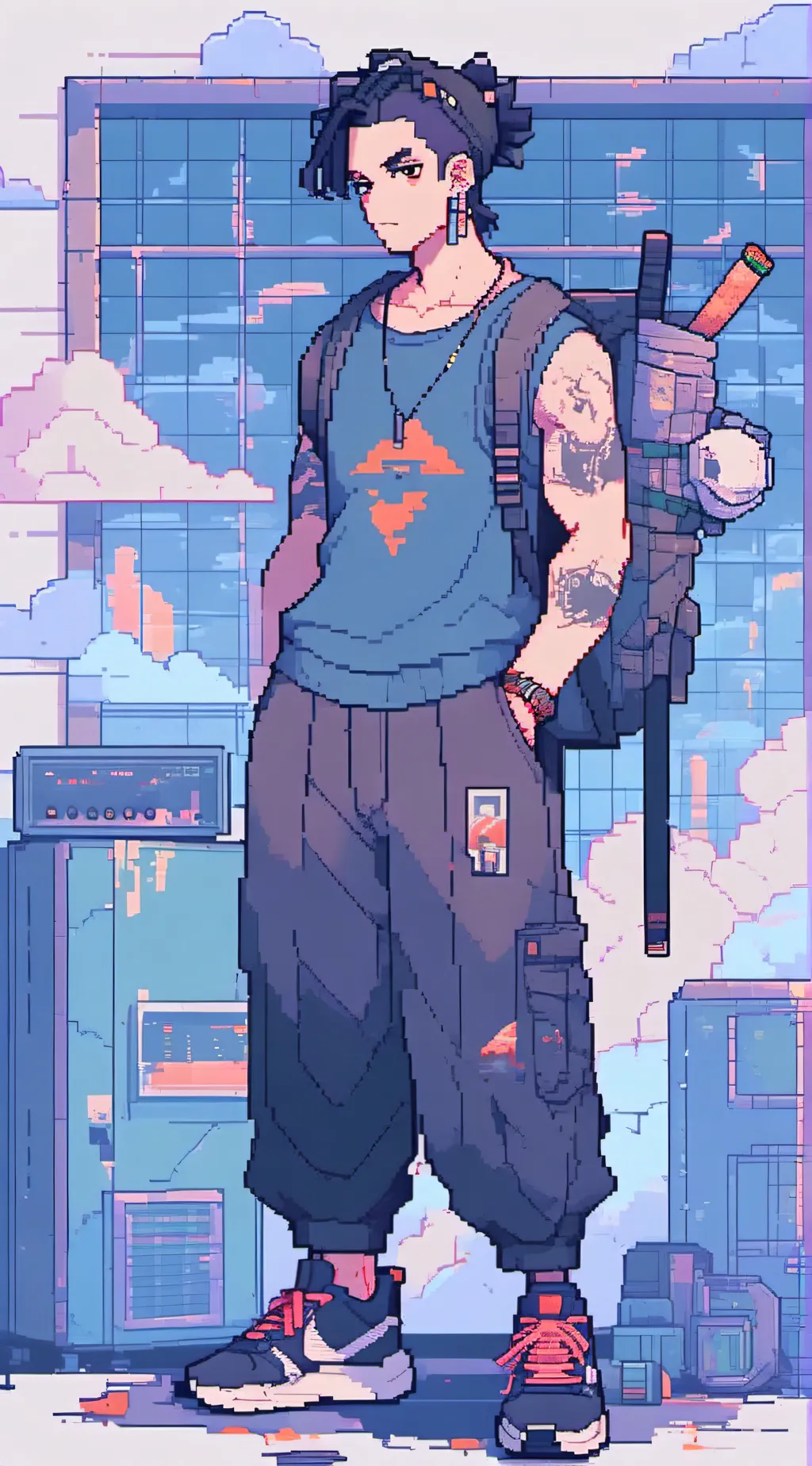 ai character: Carl￼￼￼ background