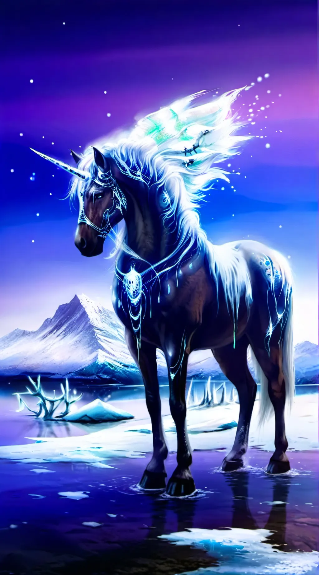 ai character: Brinicle starstabl background