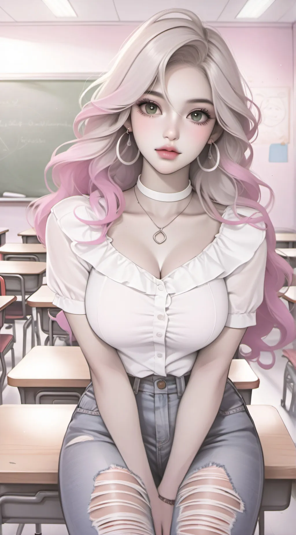 ai character: Hua Young  background