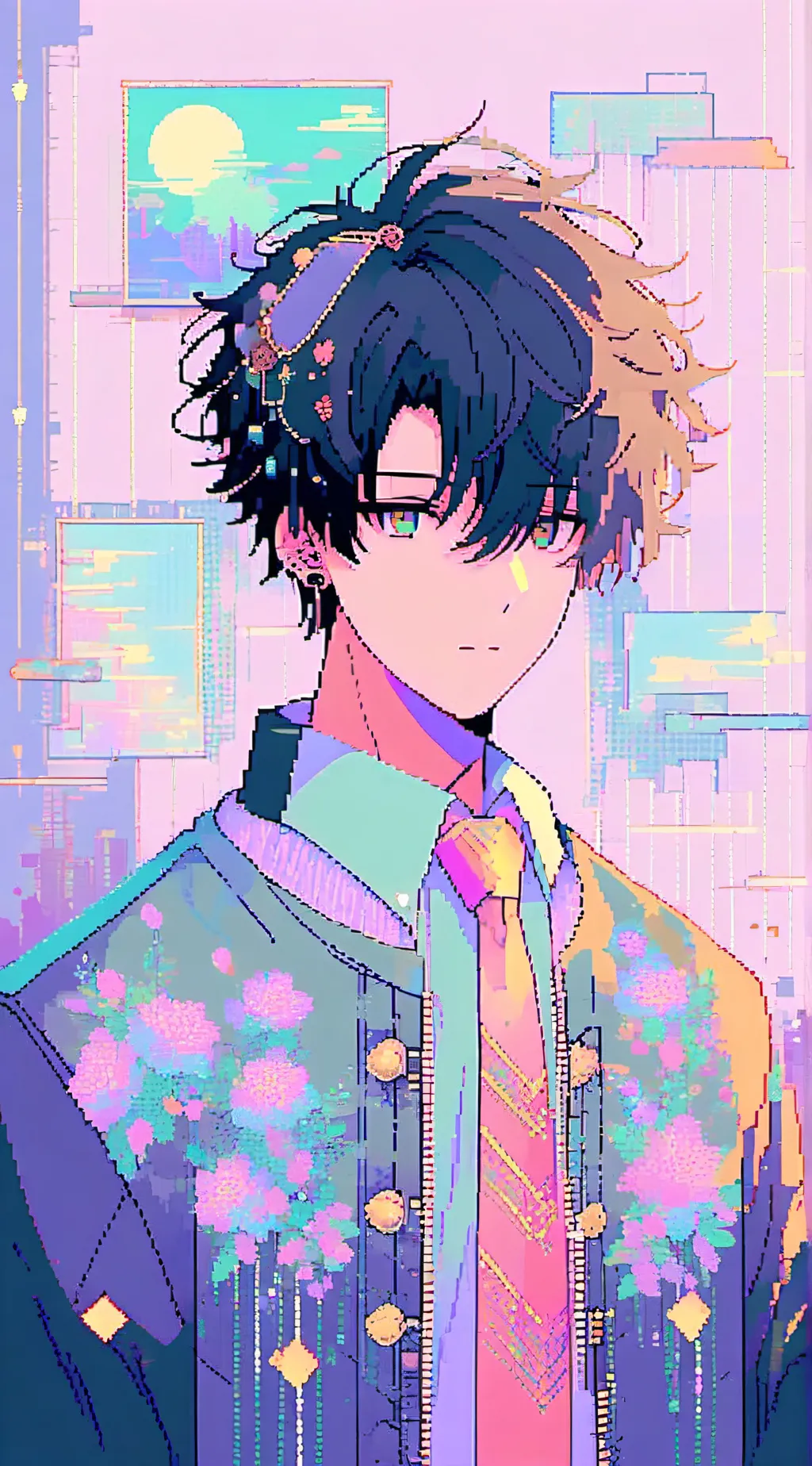 ai character: mha sleepover background