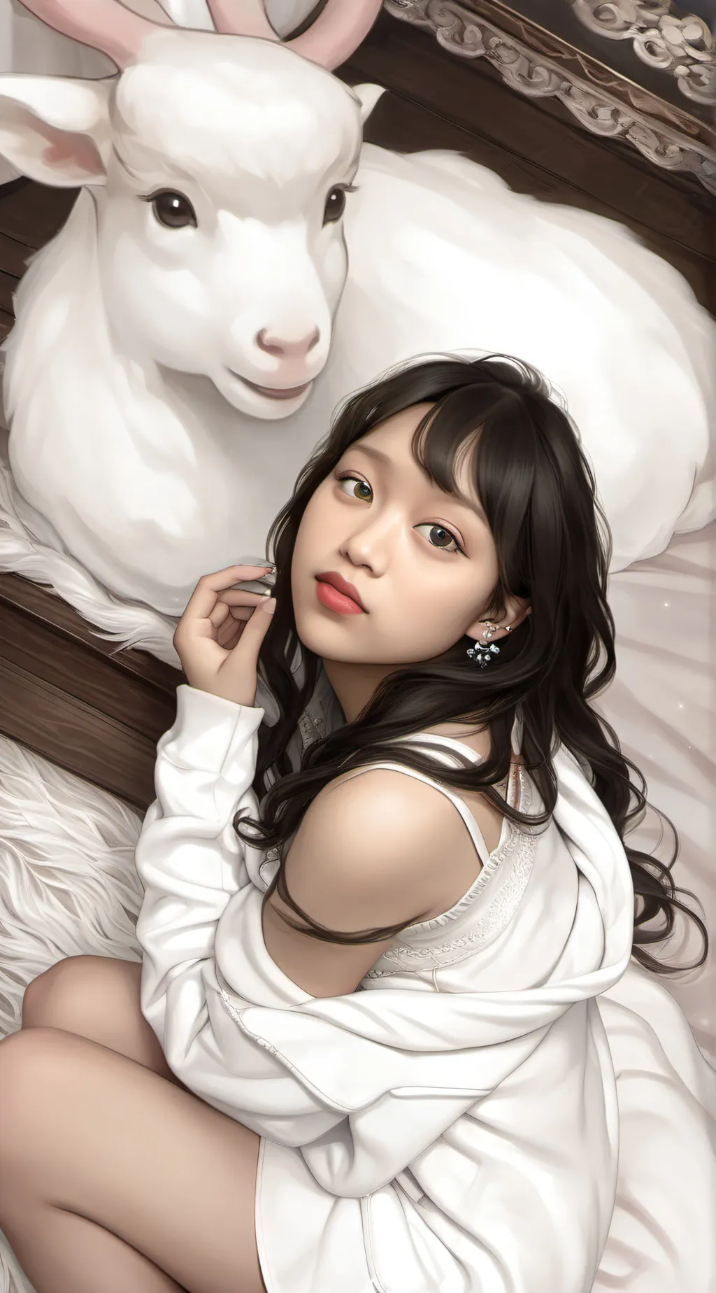 ai character: Diana✨🌸 background