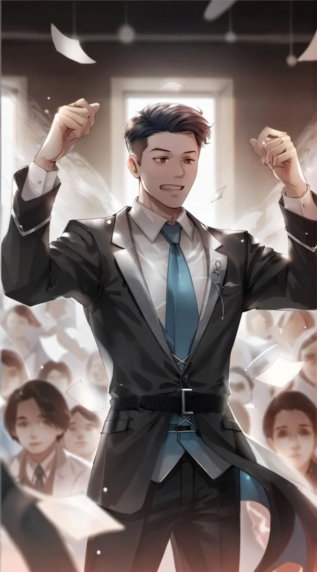 ai character: MHA (1-A) Class  background