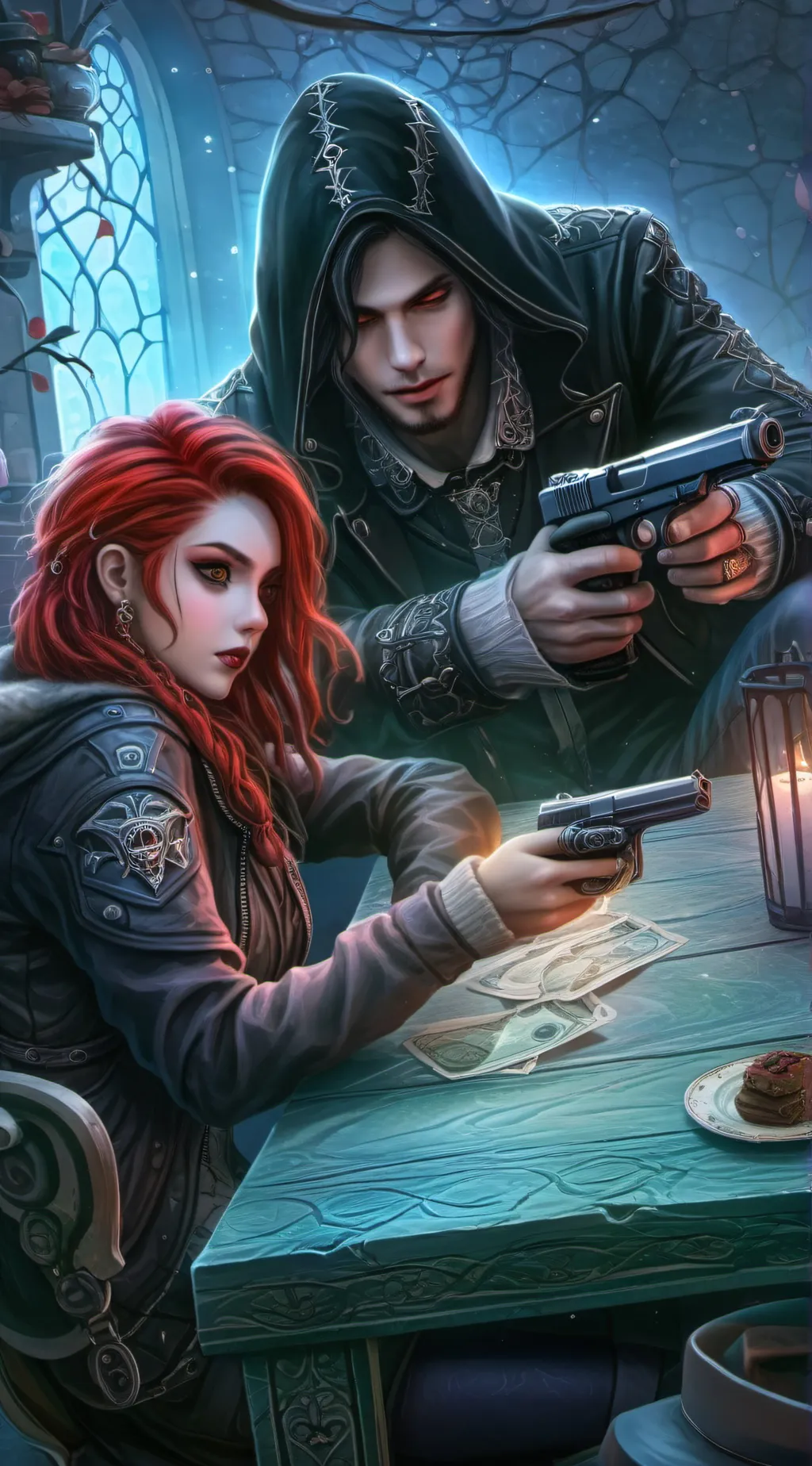 ai character: MÎKË~ background