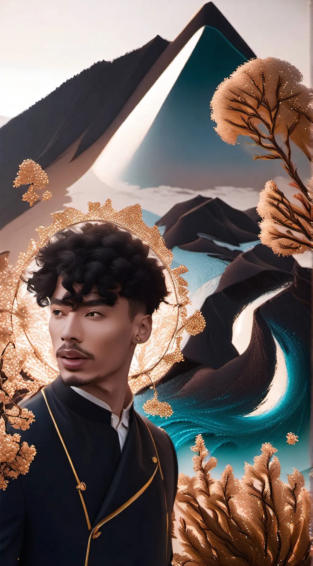 ai character: Larray background