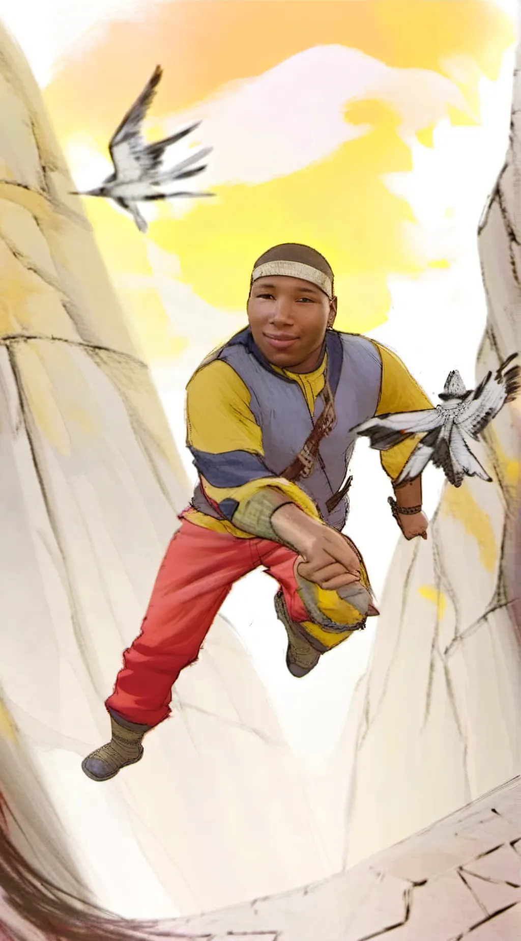 ai character: Zaqwan  background