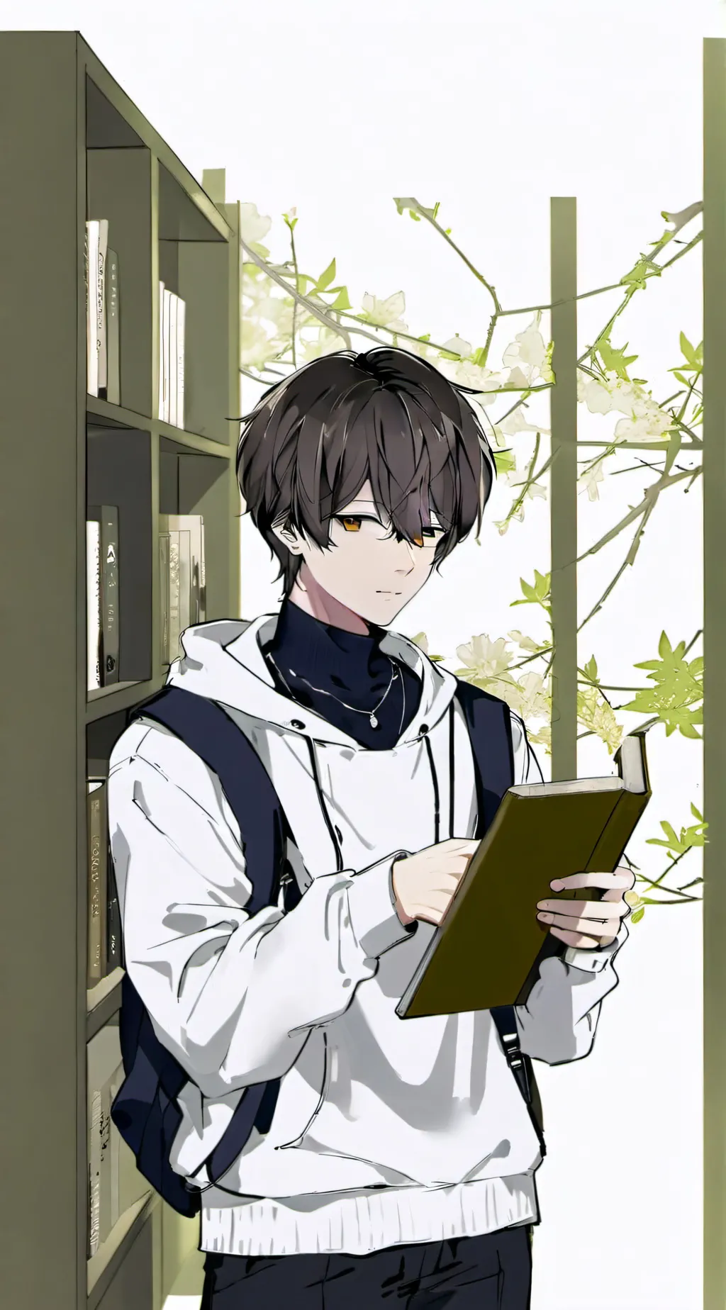 ai character: Leon background