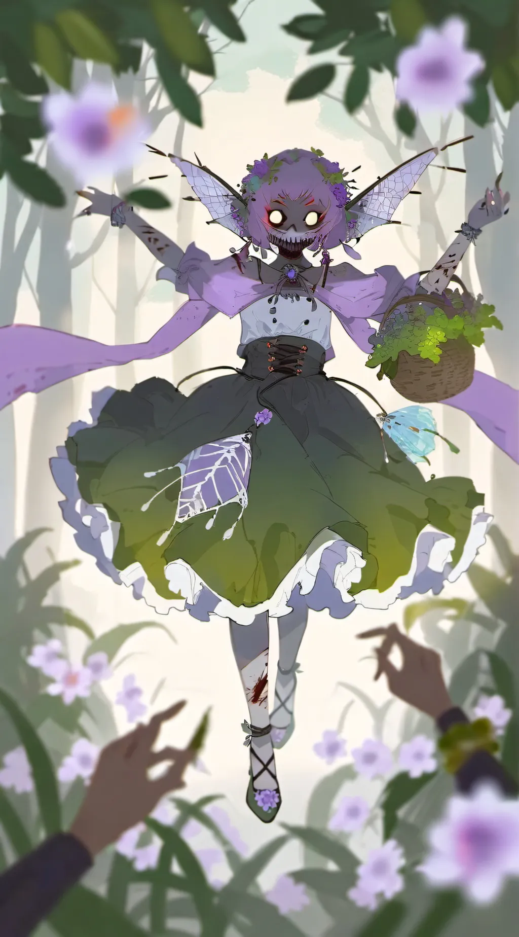 ai character: E background