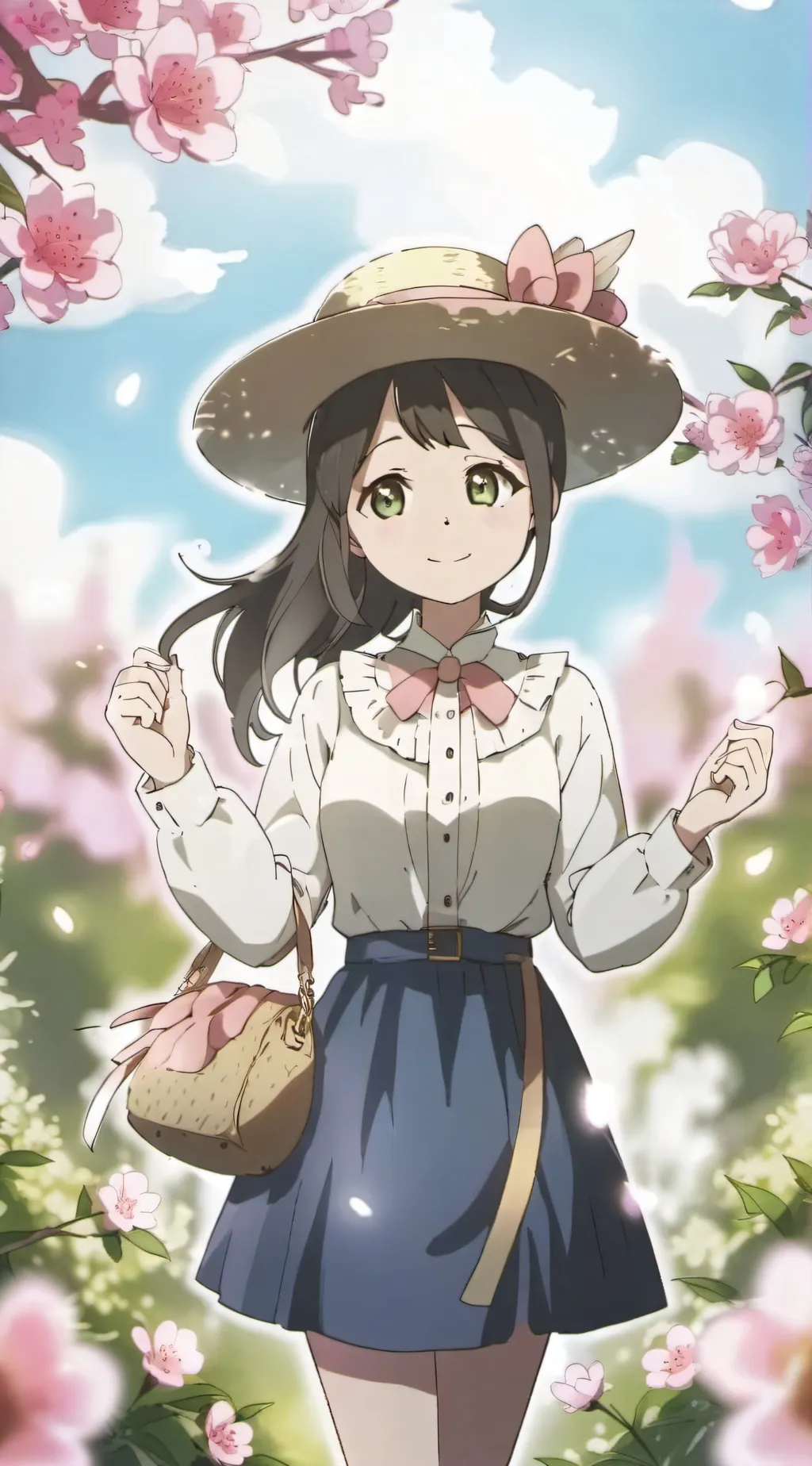 ai character: Blossom 🌸 background