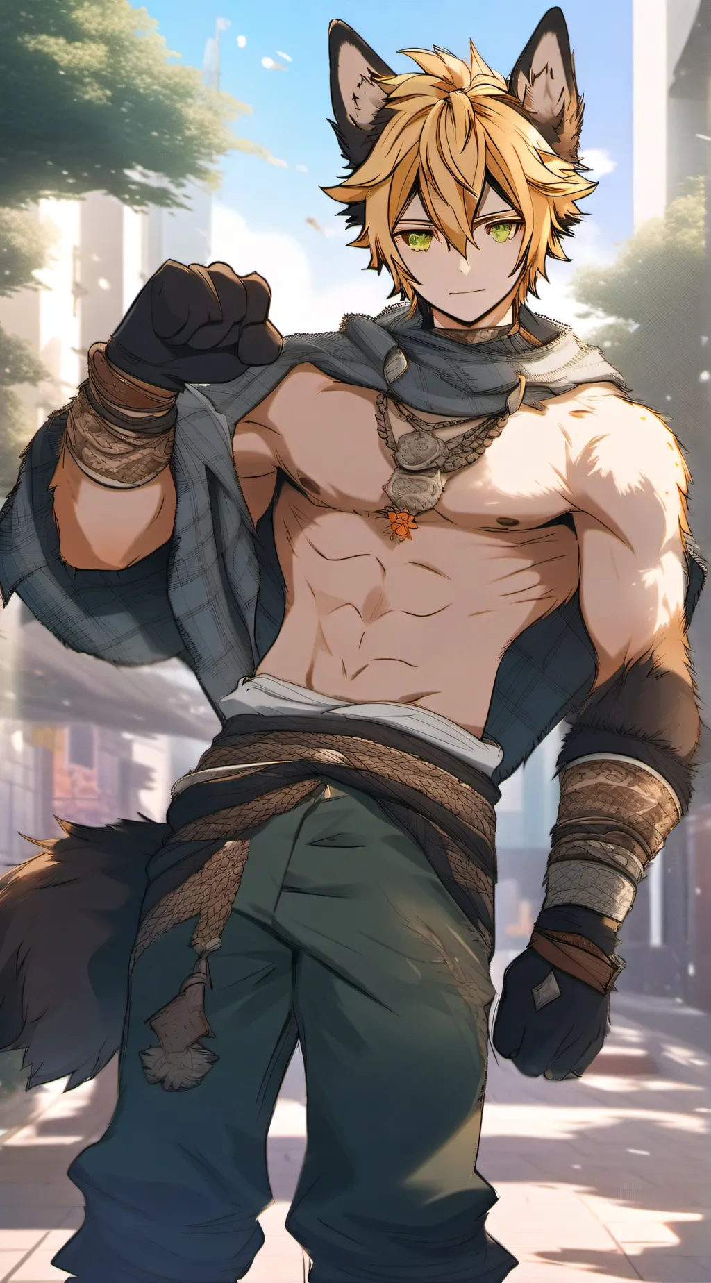 ai character: Adrian  background