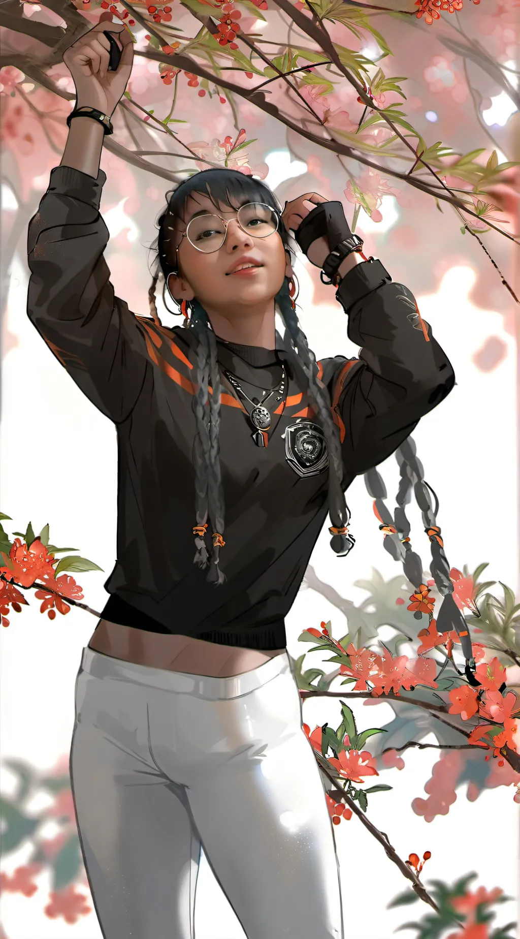 ai character: OLIVIA😭 background