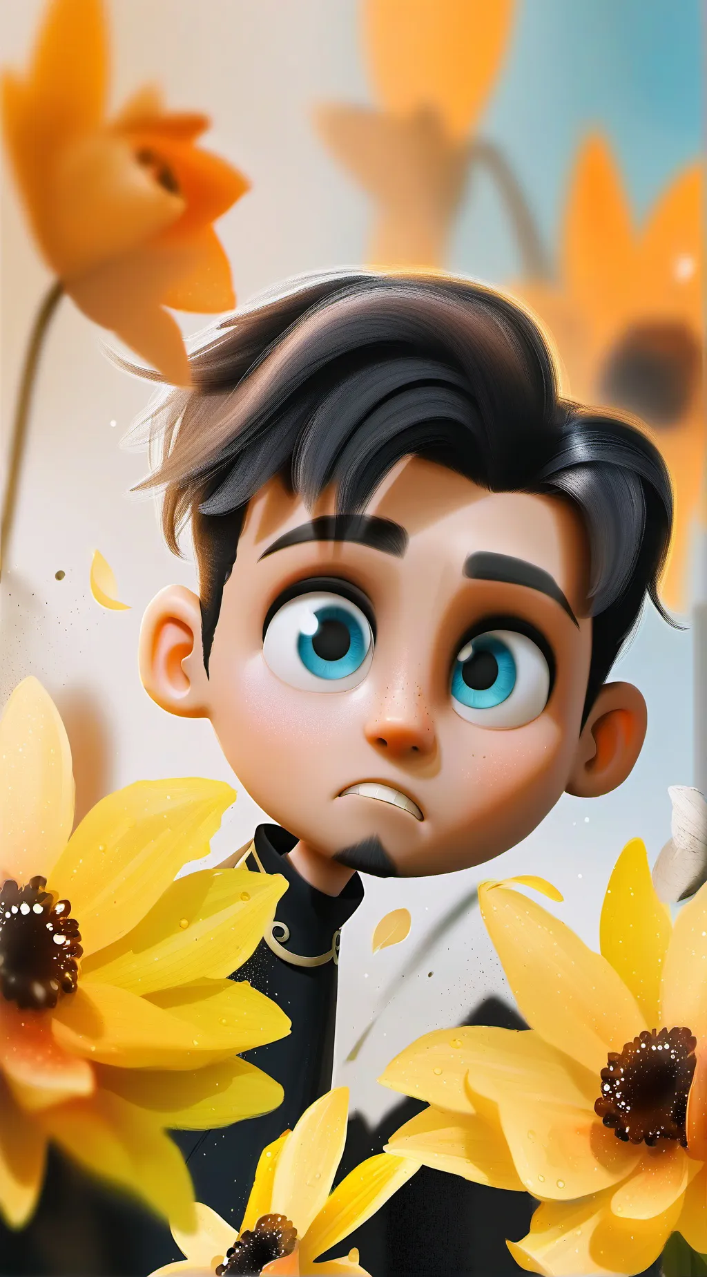 ai character: DogDay background