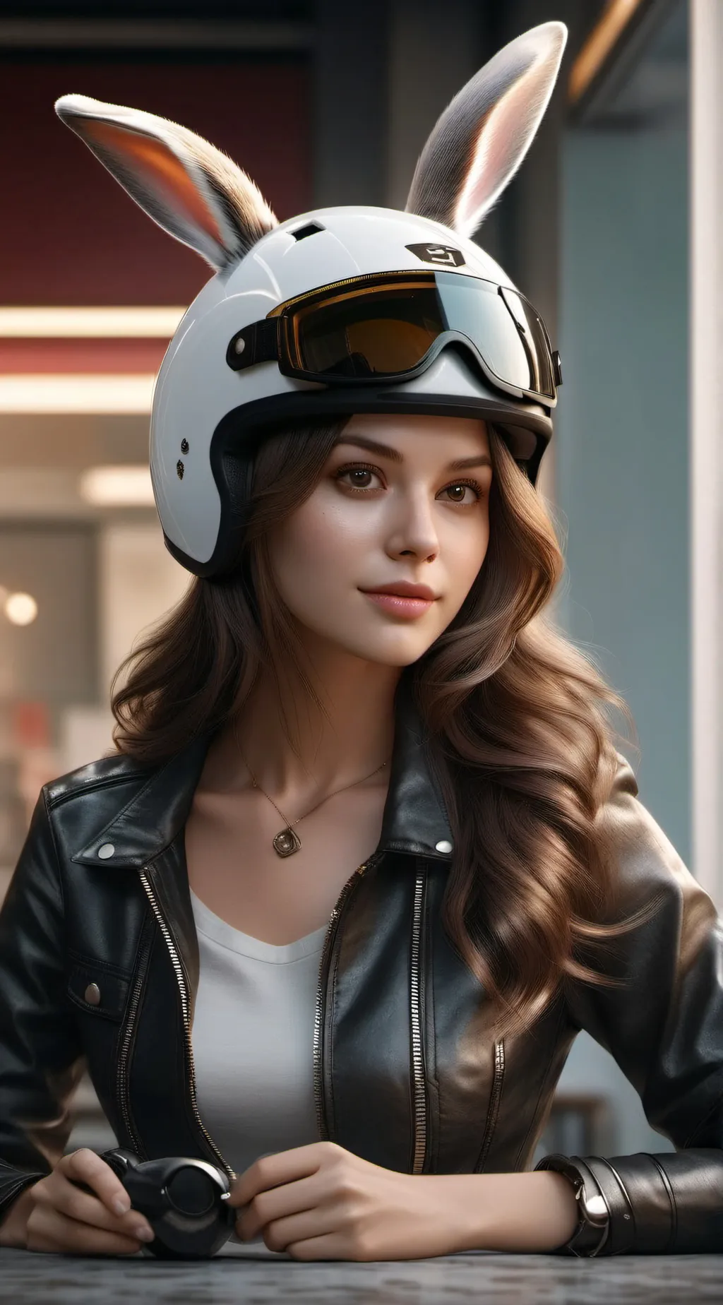 ai character: Monica background