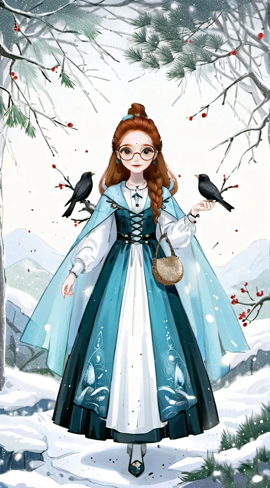 ai character: Mia and Ashley  background