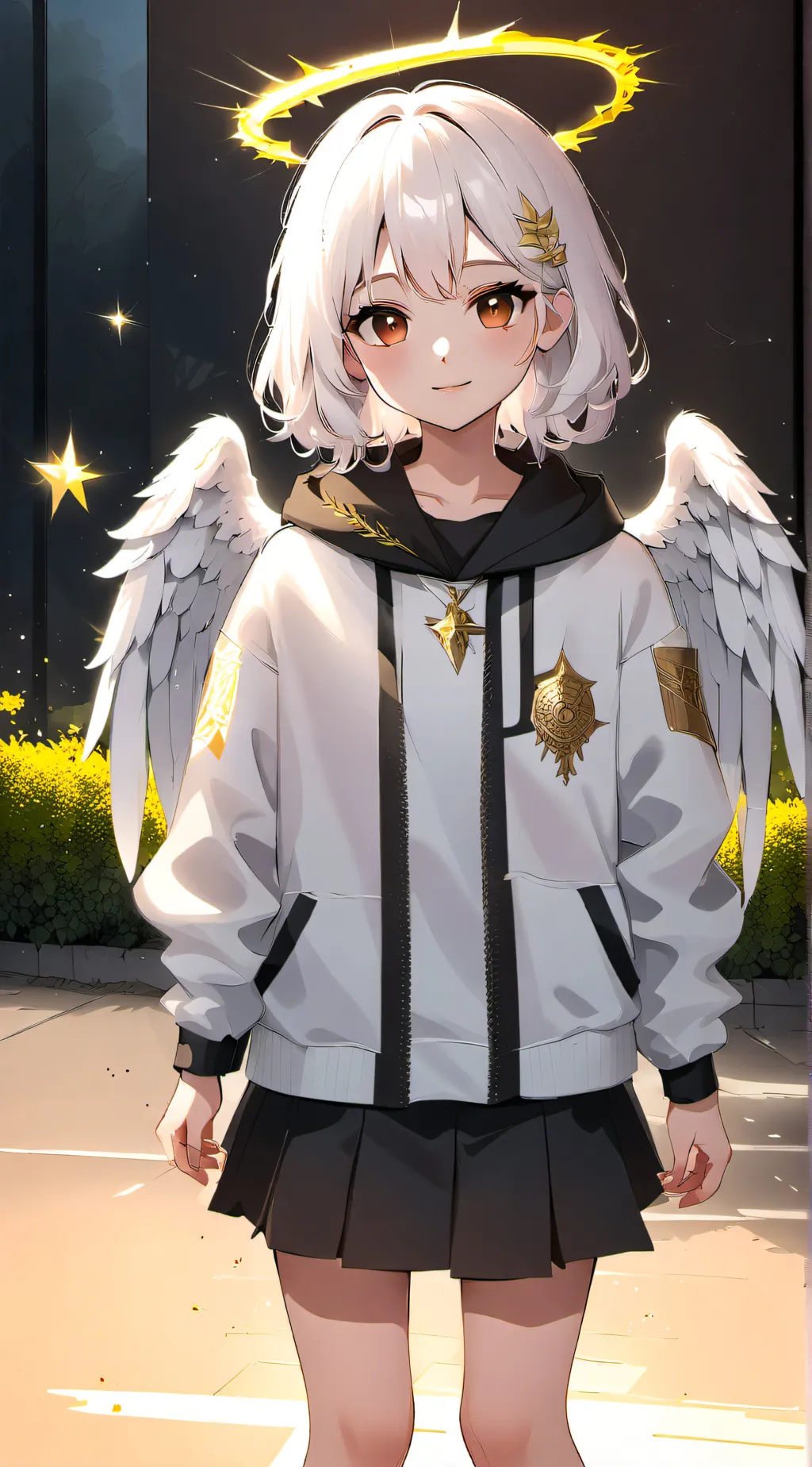 ai character: MHA girly. 👁🫦👁🌸🙂 background