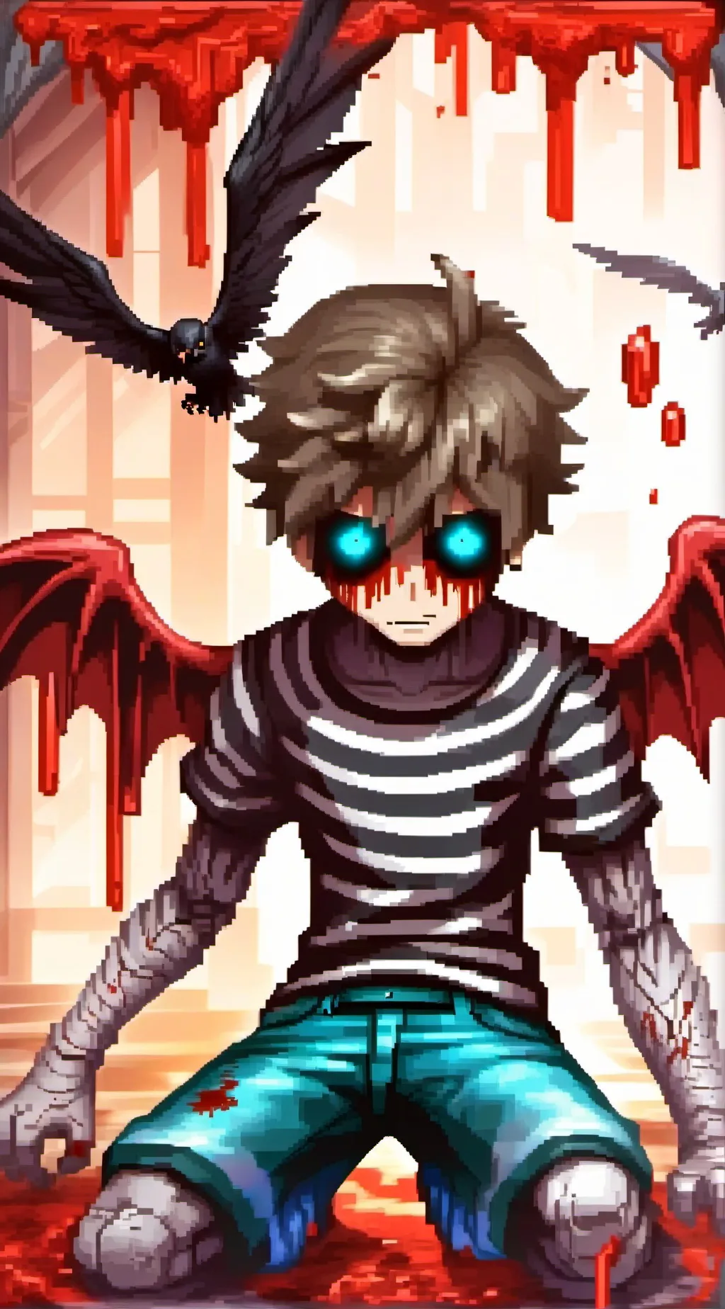 ai character: AFTON FAMILYYY background