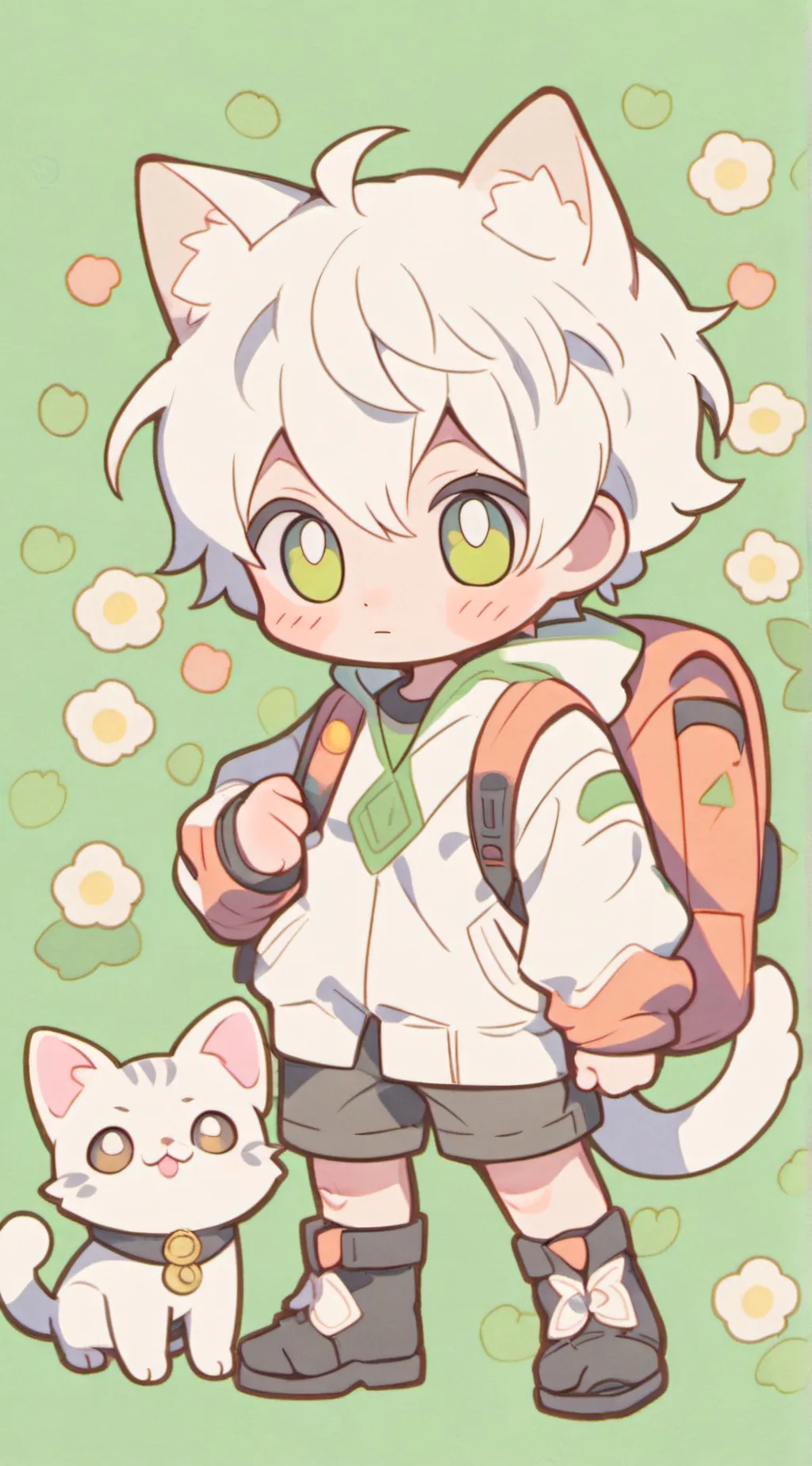 ai character: Leo  background