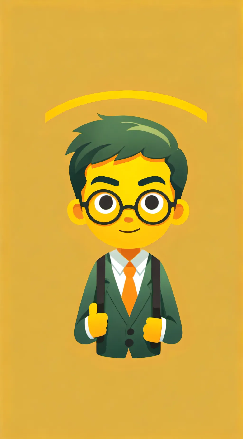 ai character: nerd background