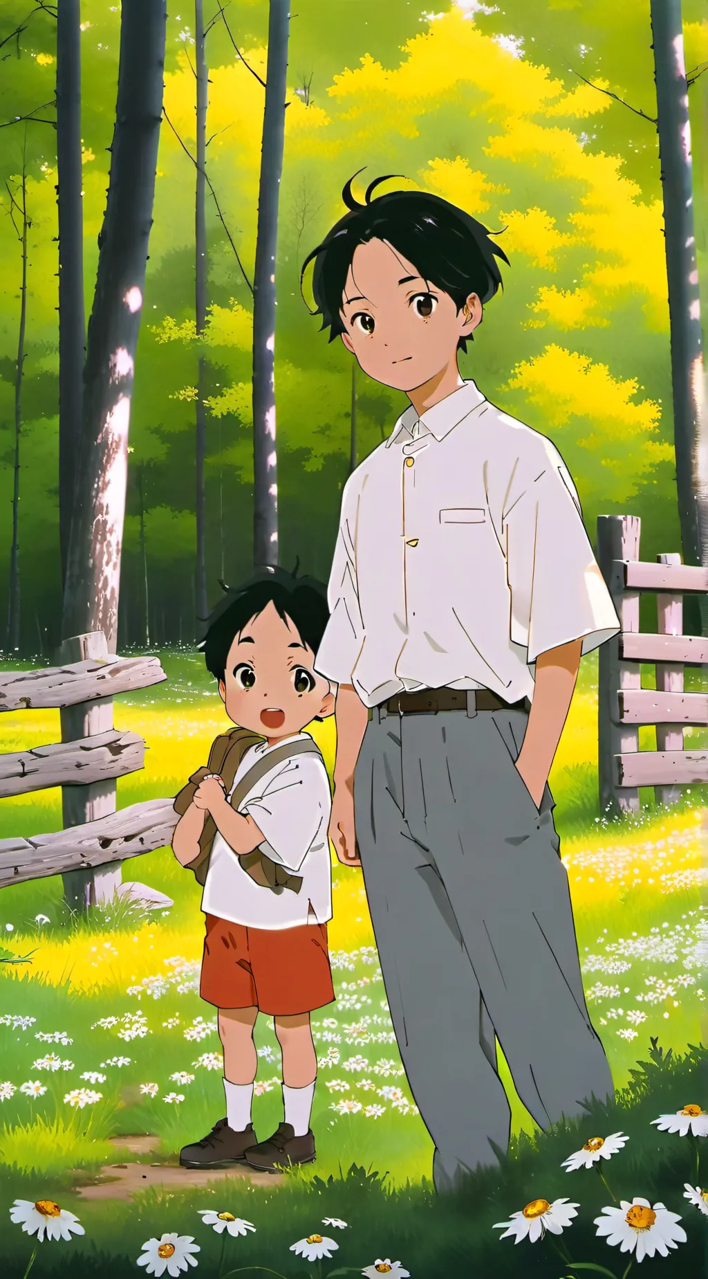 ai character: Shiloh and bros background