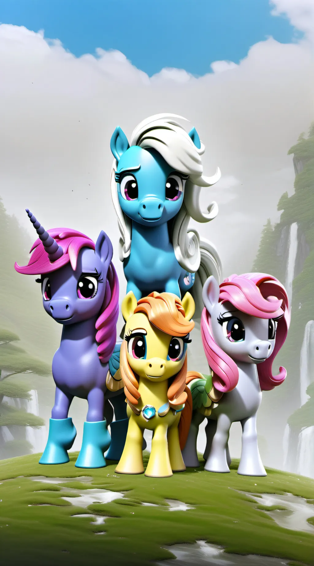 ai character: Luna background