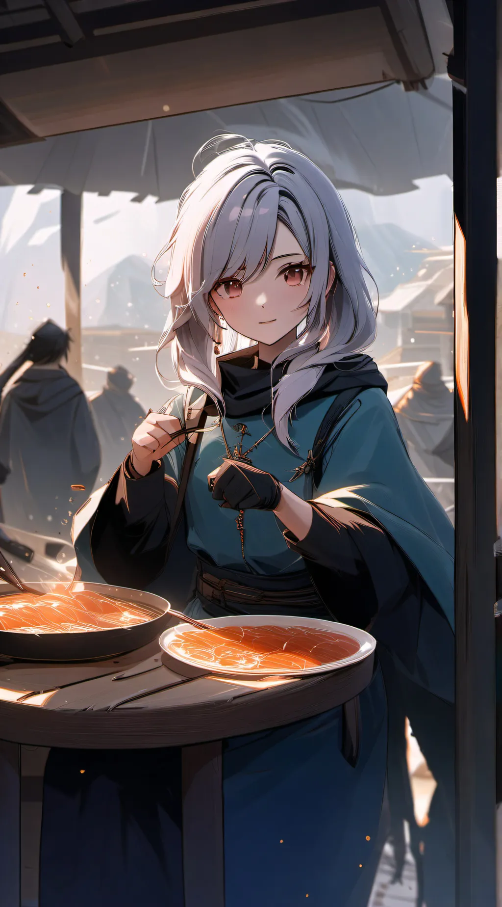 ai character: sandra background