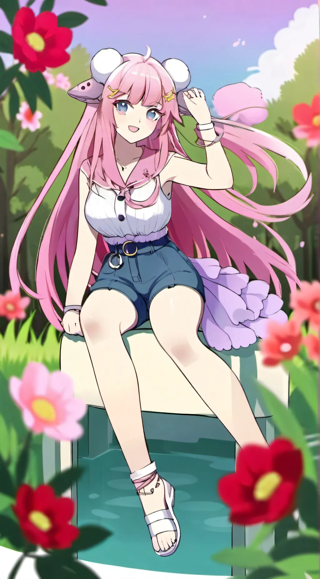 ai character: ur gf background