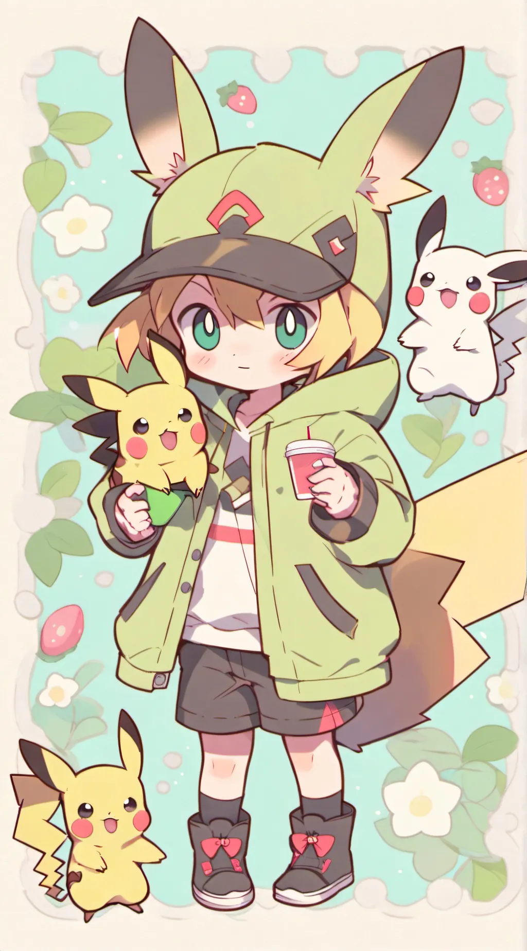 ai character: Pokemon world background