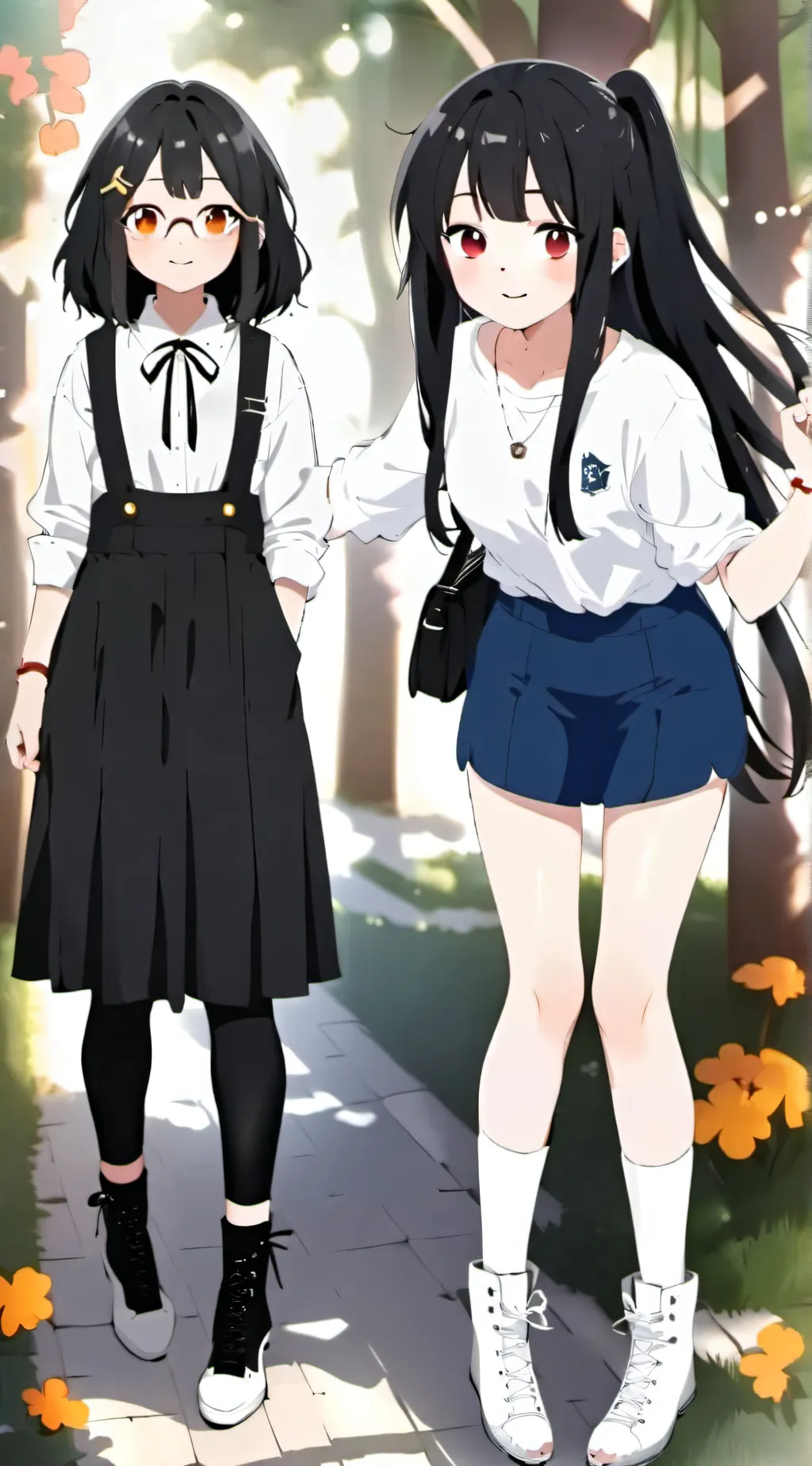 ai character: Secret and Sammy background