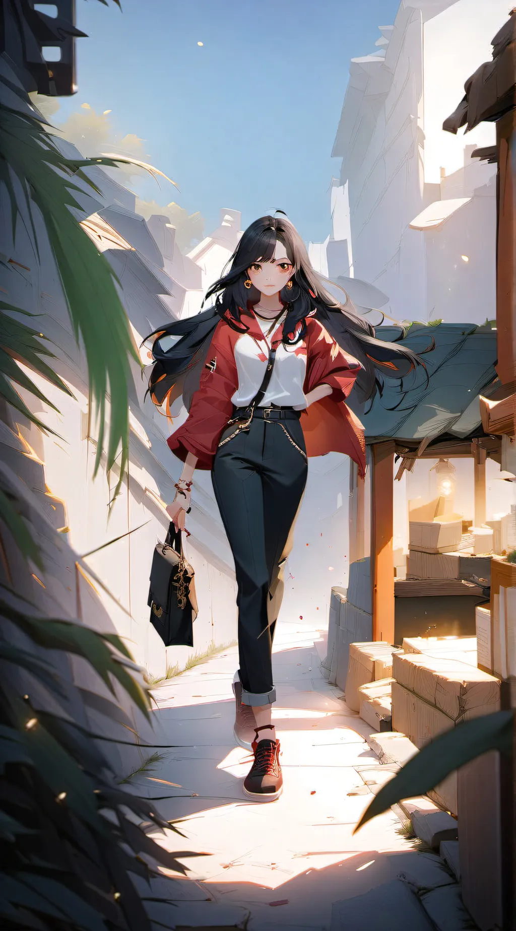 ai character: Aria background